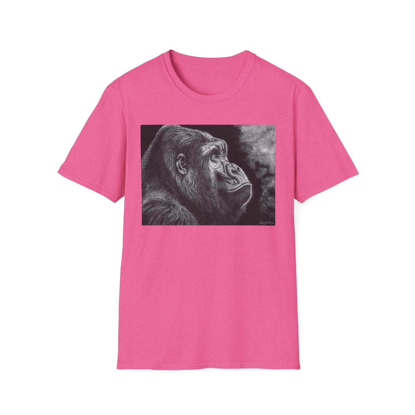 Gorilla Art T-Shirt, Unisex Tee