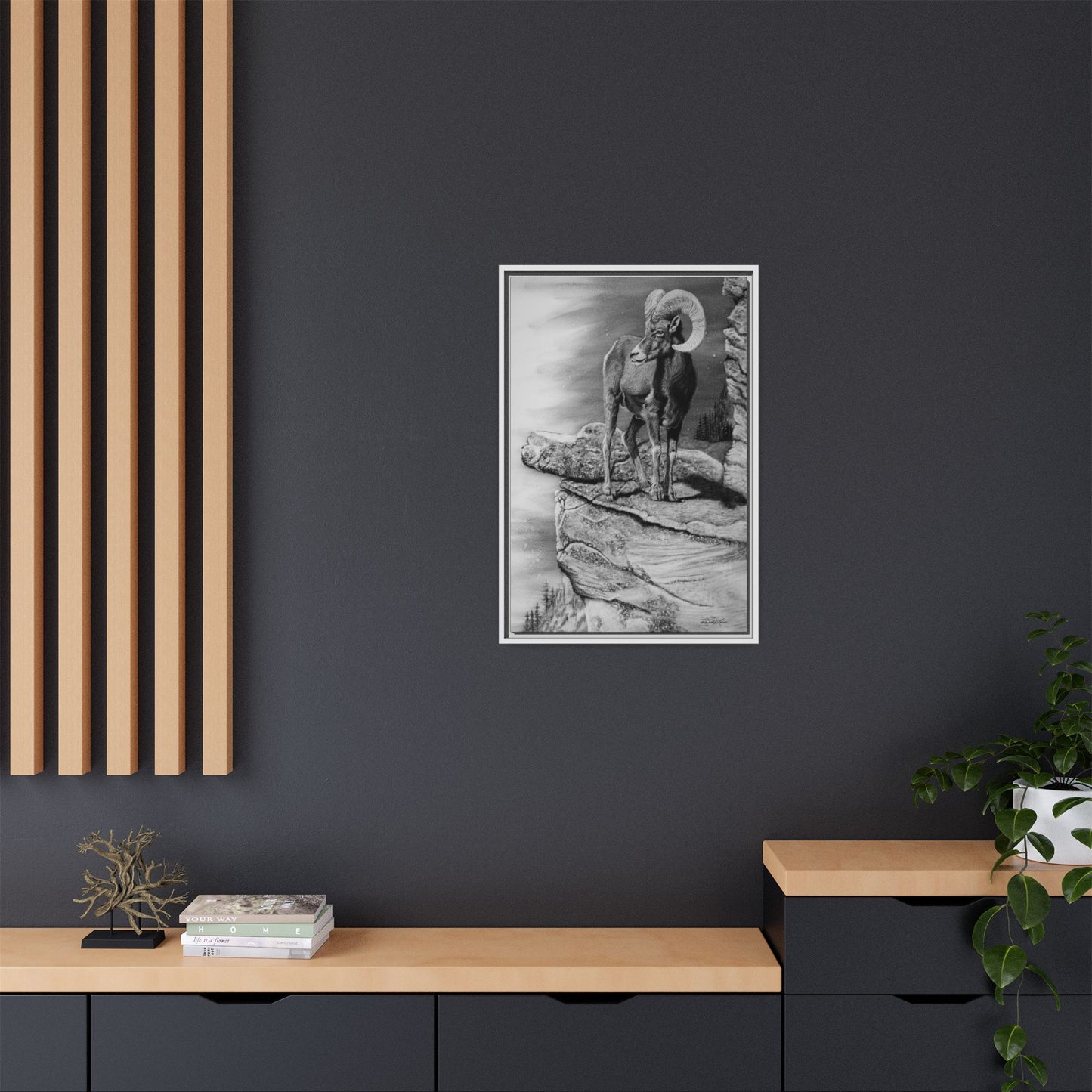 Legendary, Bighorn Sheep Framed Fine Art Print