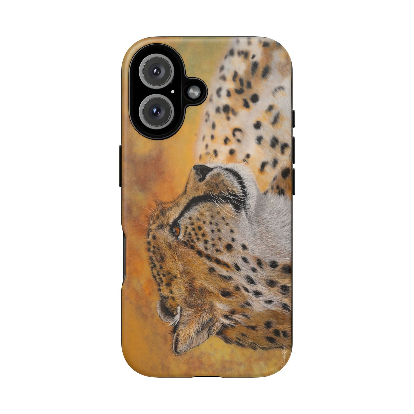 Cheetah Chill, Cheetah Phone Case, Tough Cases