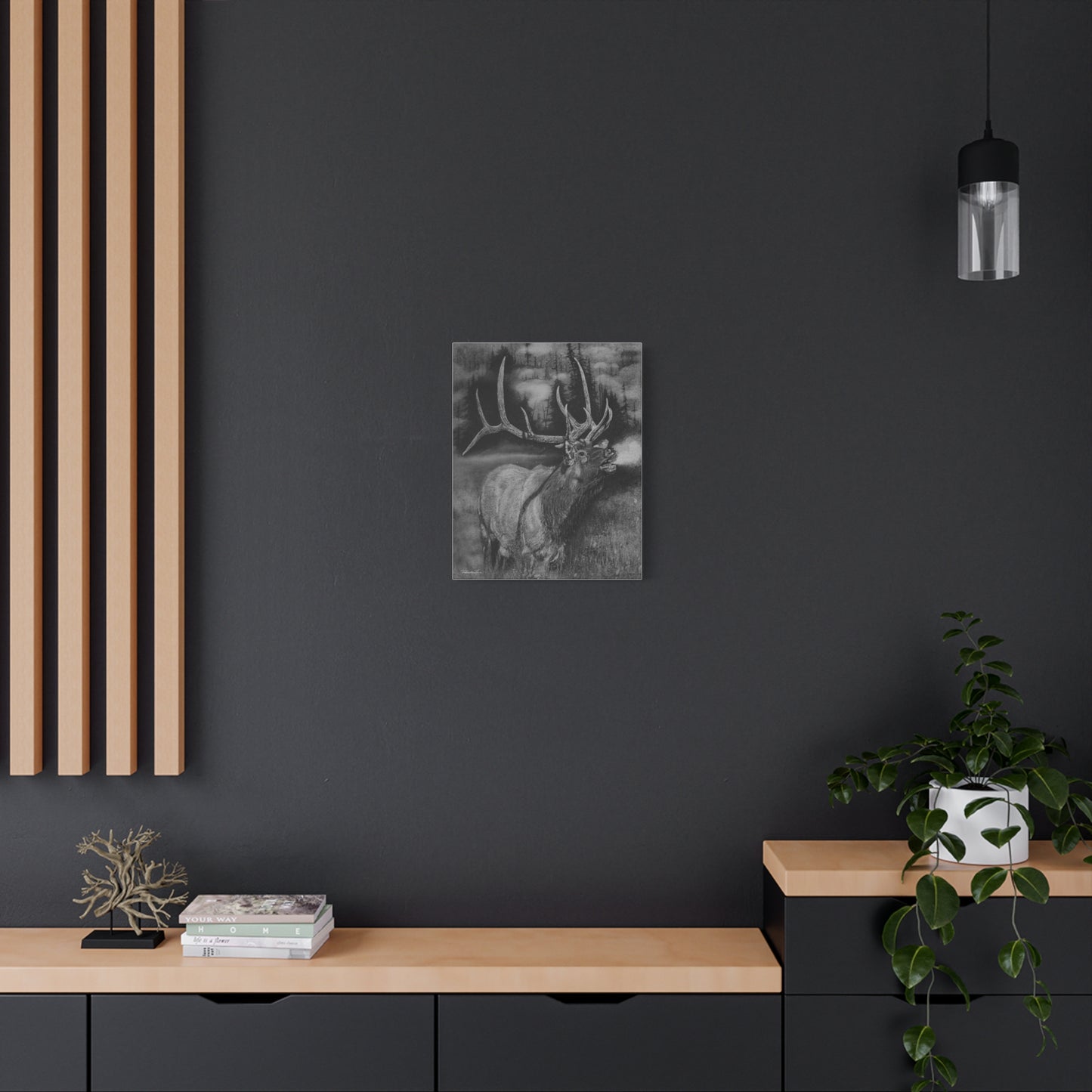 Mountain Music,  Elk Canvas Print