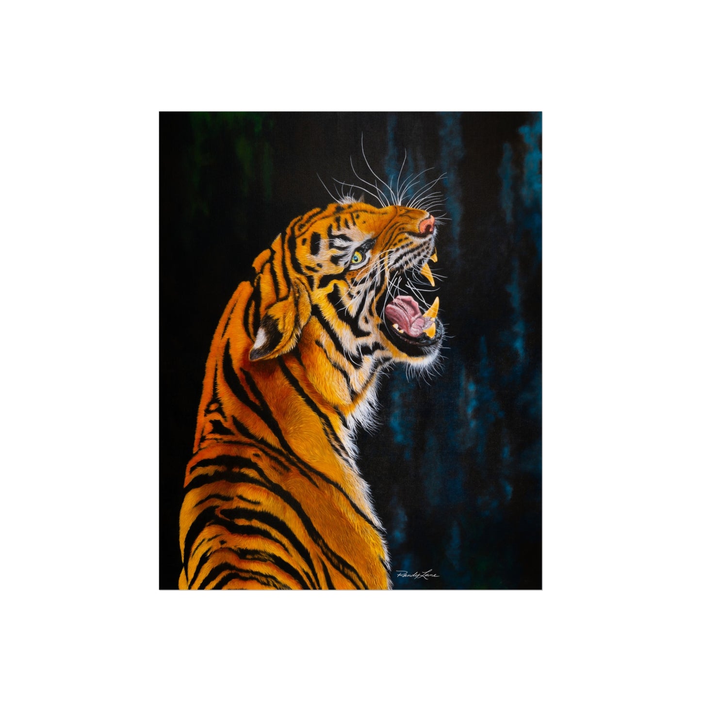 Beautifully Bold, Roaring Tiger Fine Art Print