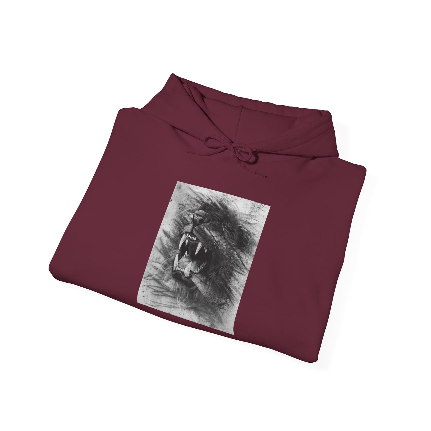 Let the Lion Roar, Lion Graphic Hoodie, Unisex Heavy Blend Hooded Sweatshirt