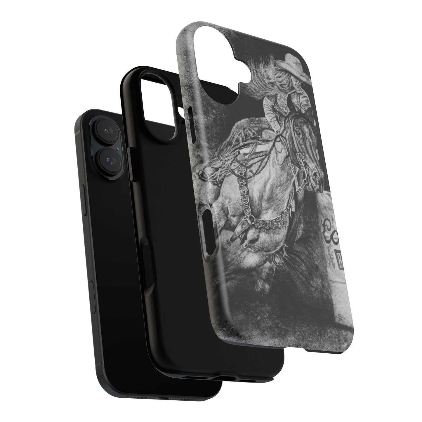 Sophie's Run. Rodeo Barrel Racer Phone Case