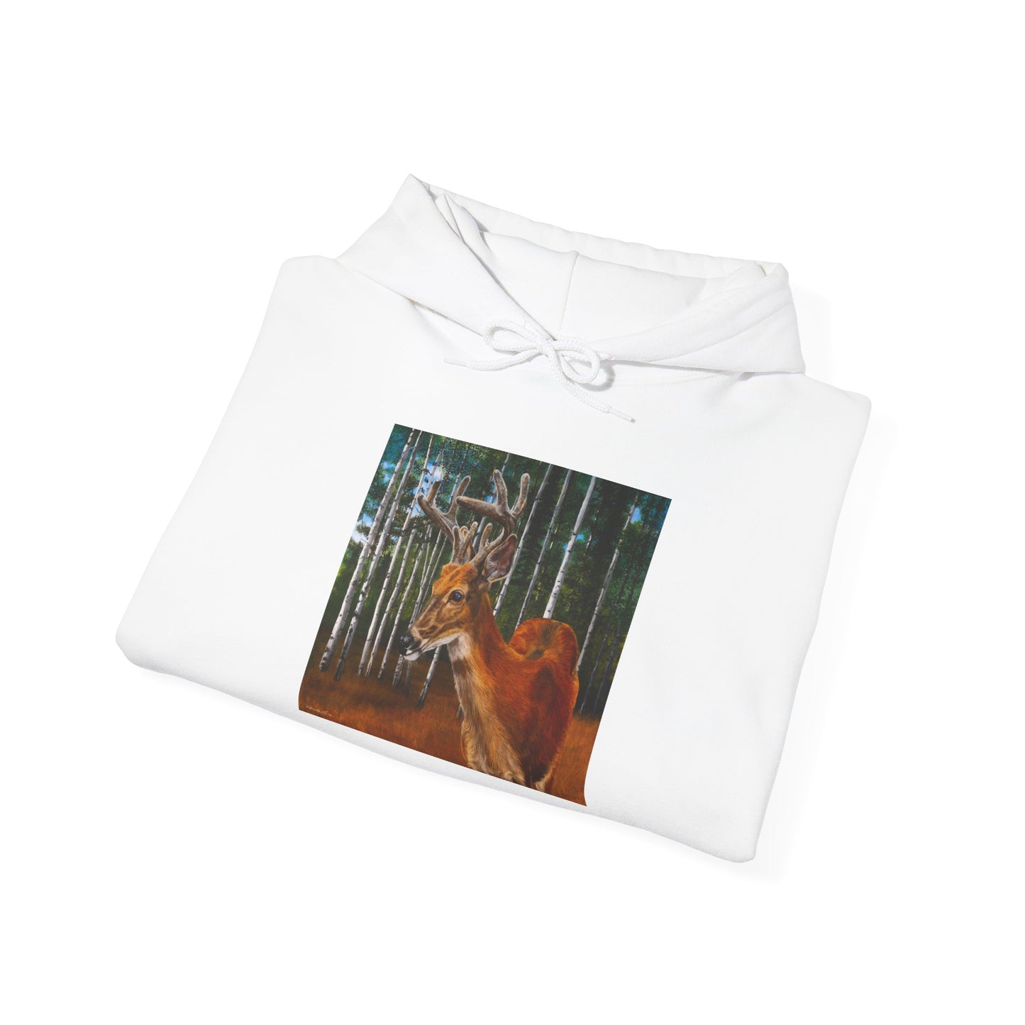 Velvet Crush, Deer Unisex Heavy Blend™ Hooded Sweatshirt