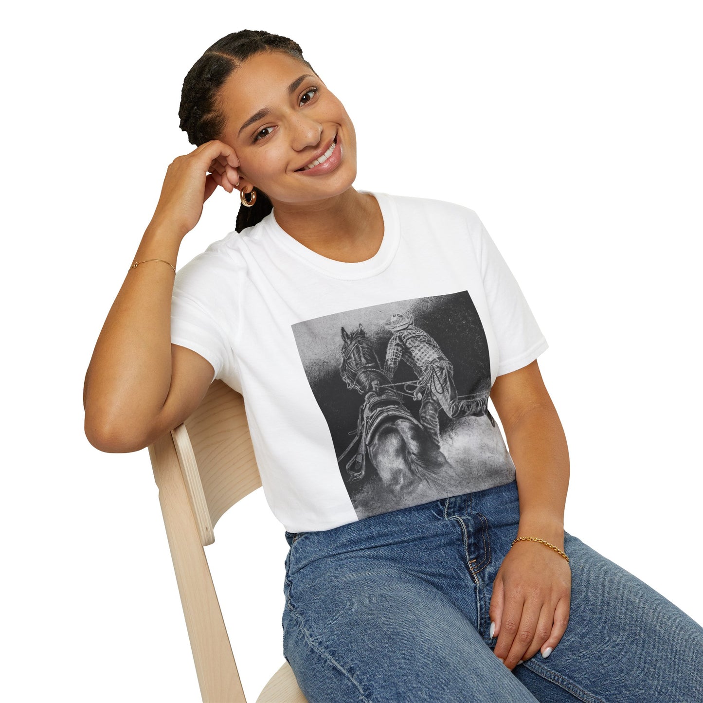 The Dismount. Steer Roper Unisex Softstyle T-Shirt