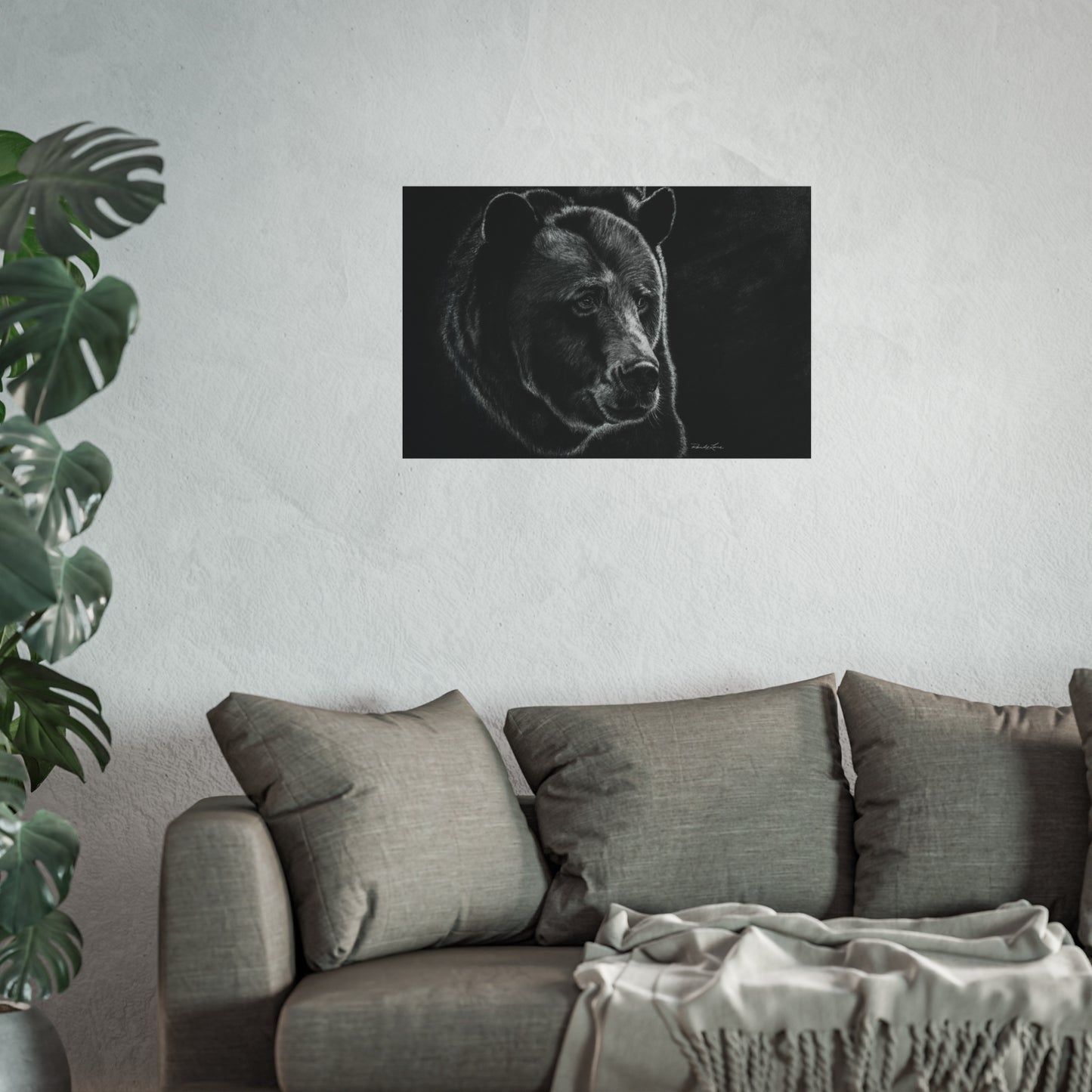 Dominance, Fine Art Bear Print