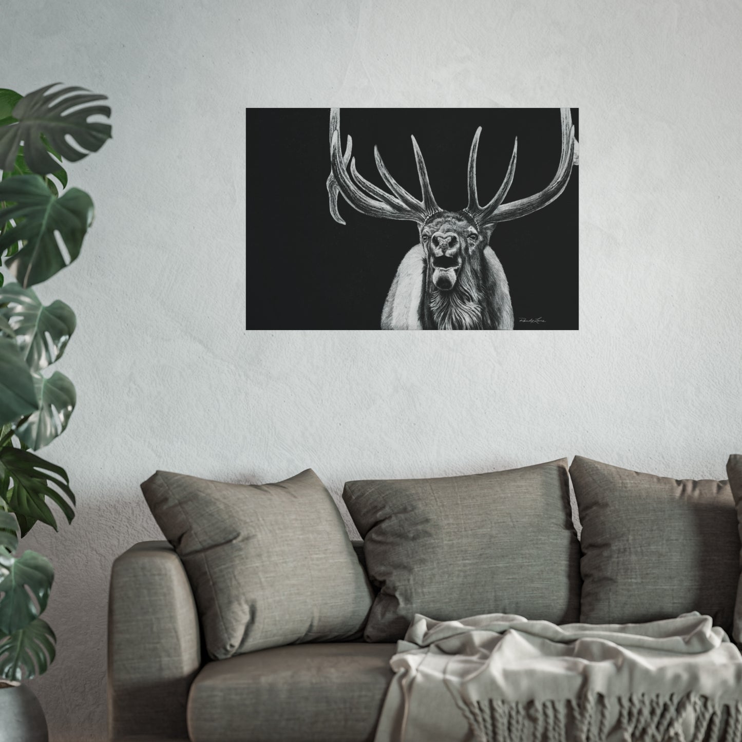 Heavy is the Crown, Fine Art Elk Print