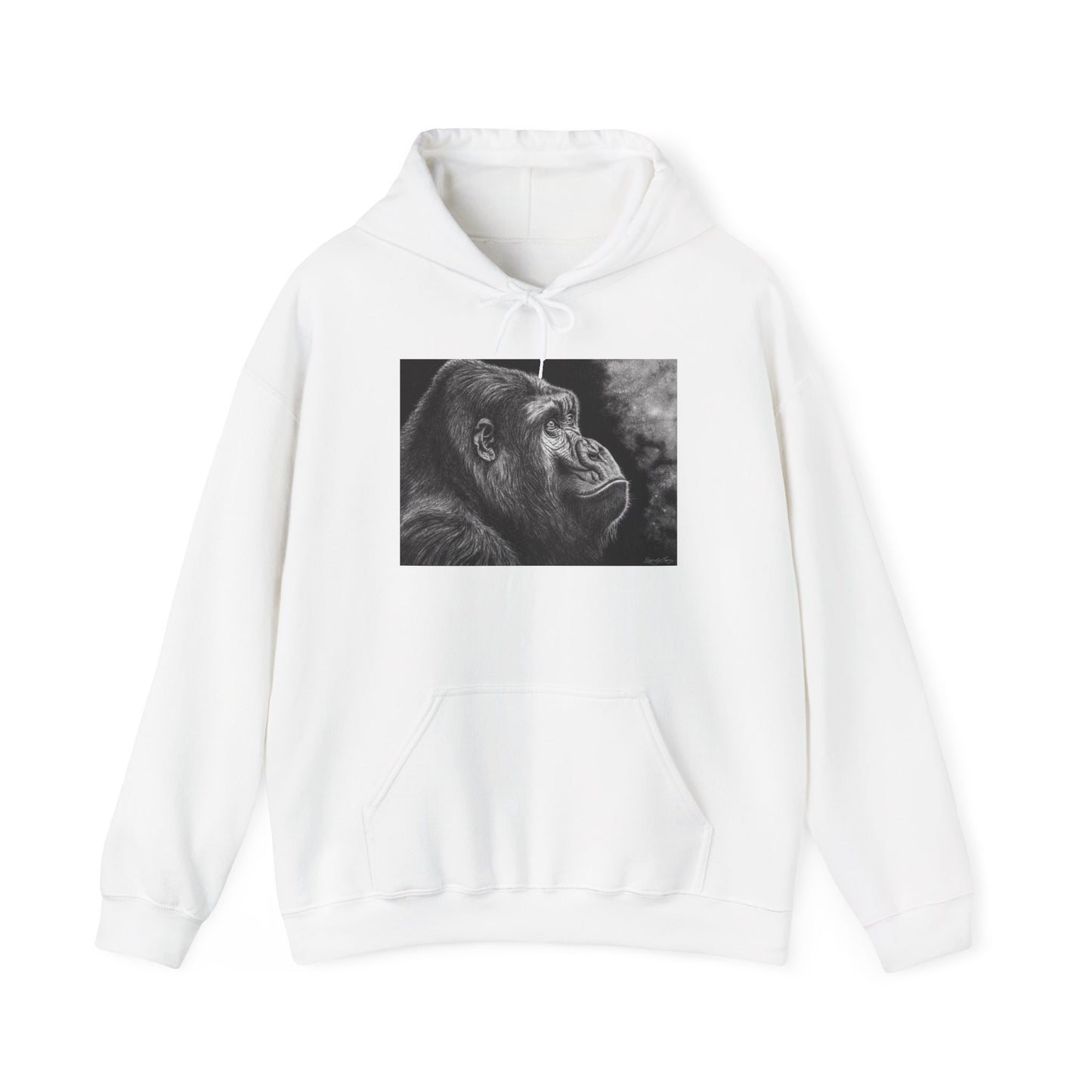 Gorilla Portrait Unisex Hoodie