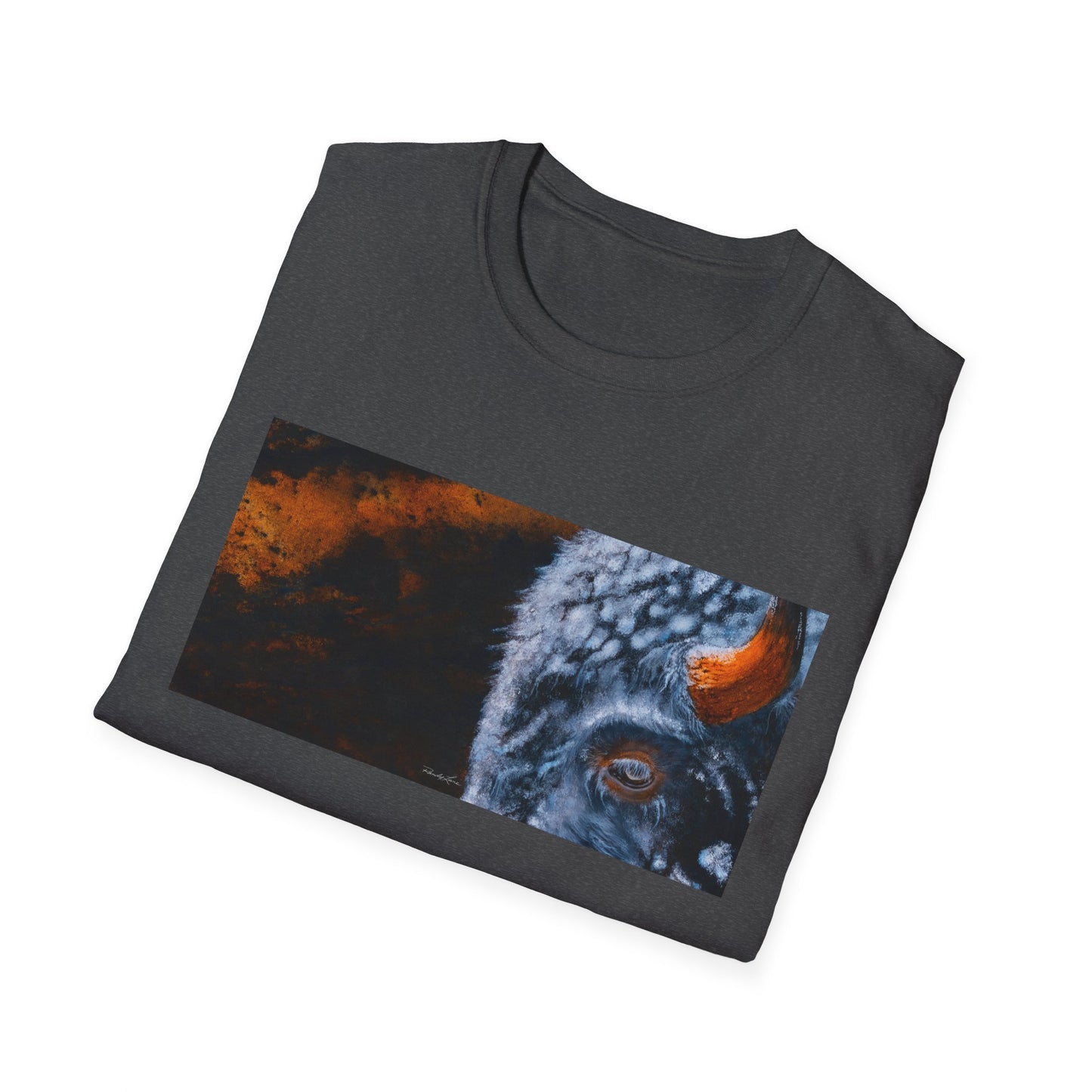 Storm Bison, Unisex Softstyle T-Shirt