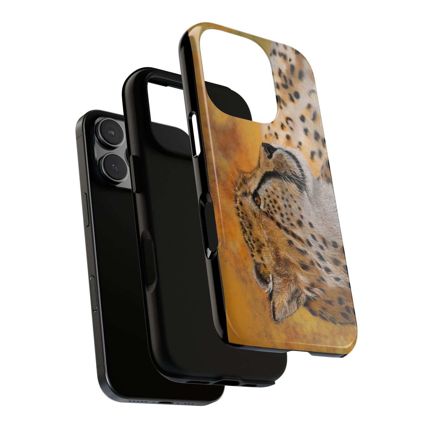 Cheetah Chill, Cheetah Phone Case, Tough Cases