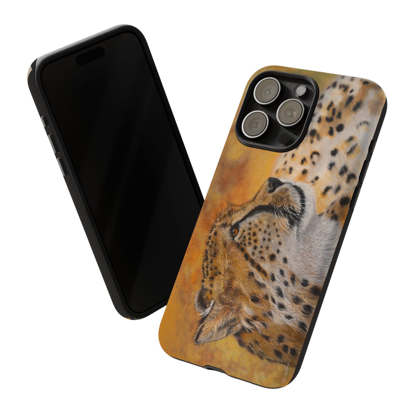Cheetah Chill, Cheetah Phone Case, Tough Cases