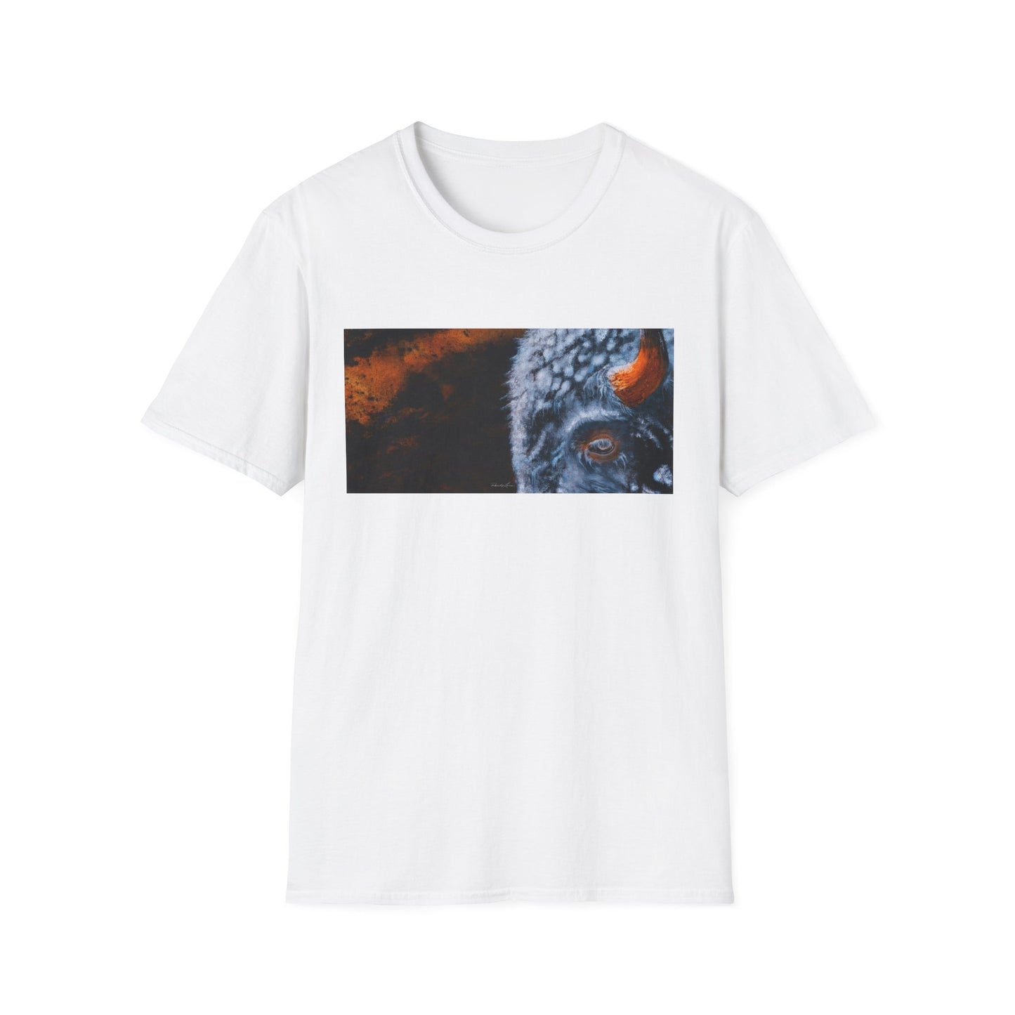 Storm Bison, Unisex Softstyle T-Shirt