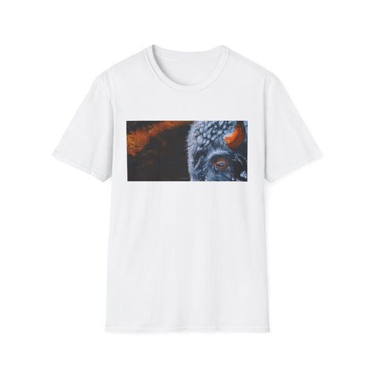 Storm Bison, Unisex Softstyle T-Shirt