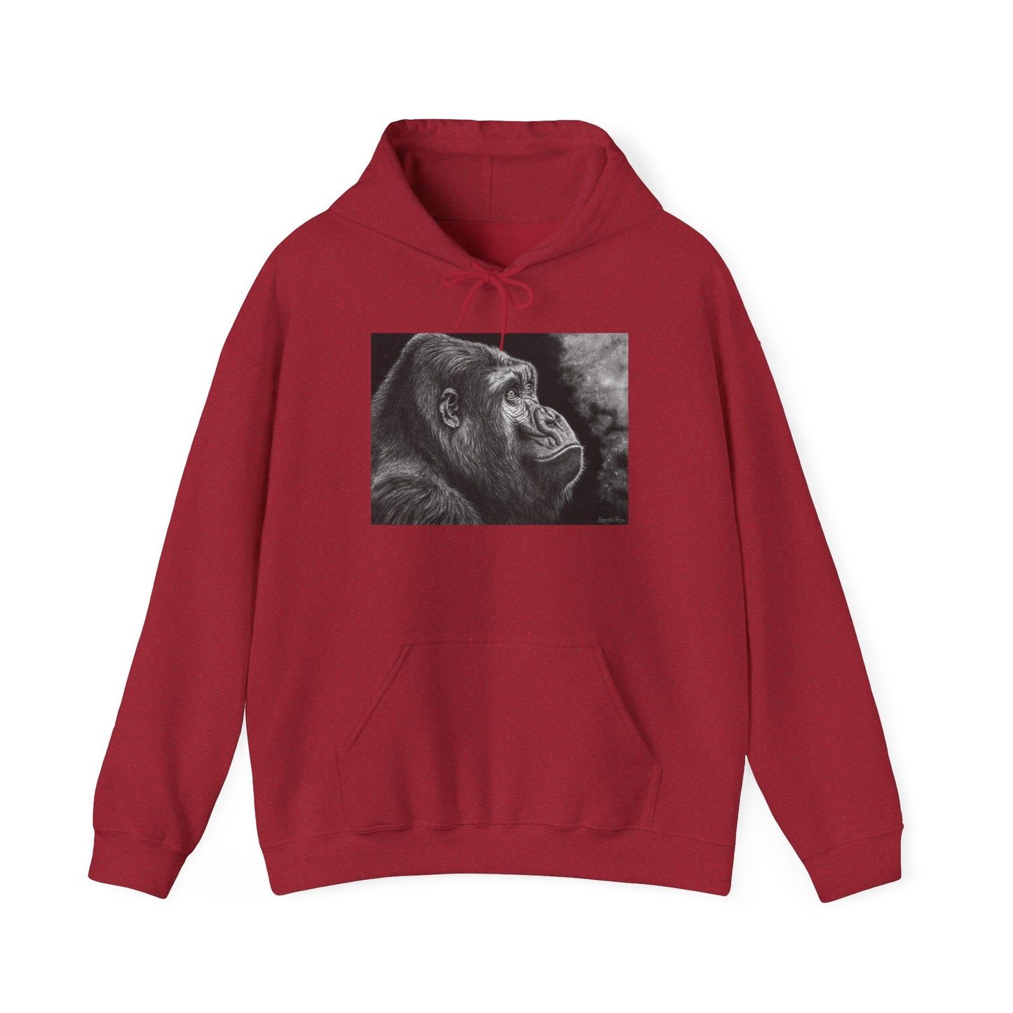 Gorilla Portrait Unisex Hoodie