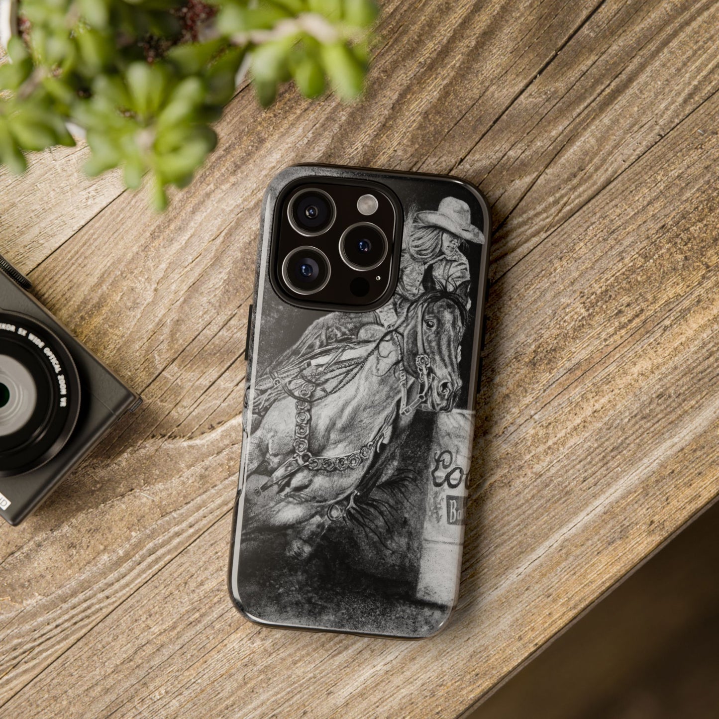 Sophie's Run. Rodeo Barrel Racer Phone Case