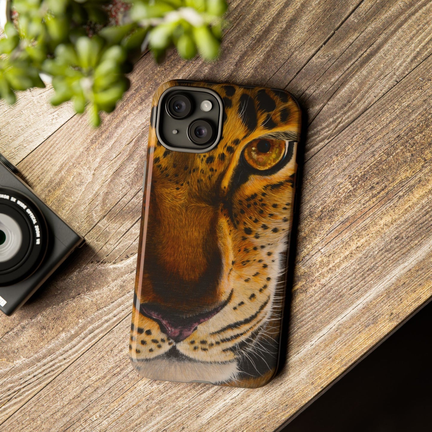 Windows to the Soul, Leopard Phone Case| Tough Cases
