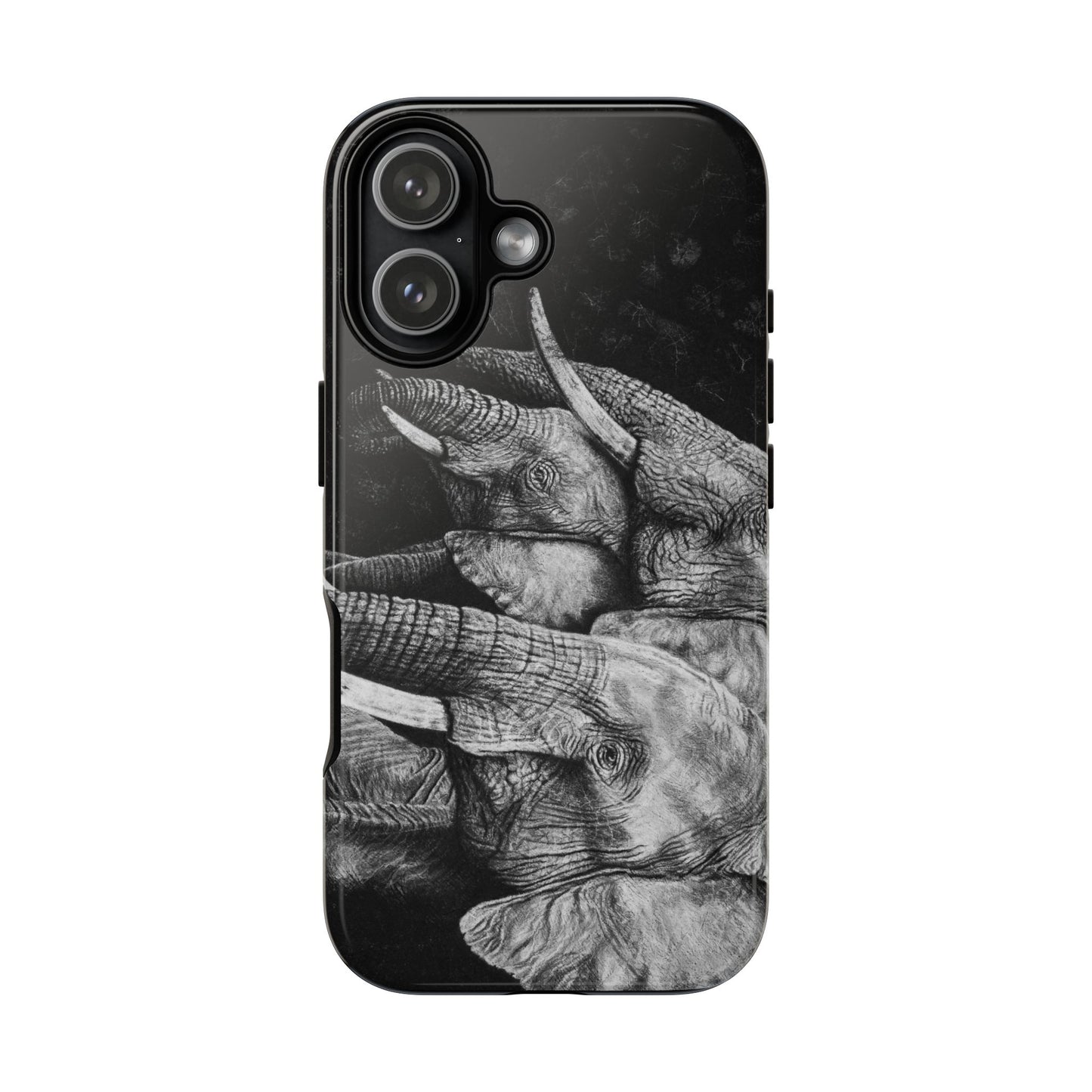 Brushland Bond. Elephant Art Tough Phone Case
