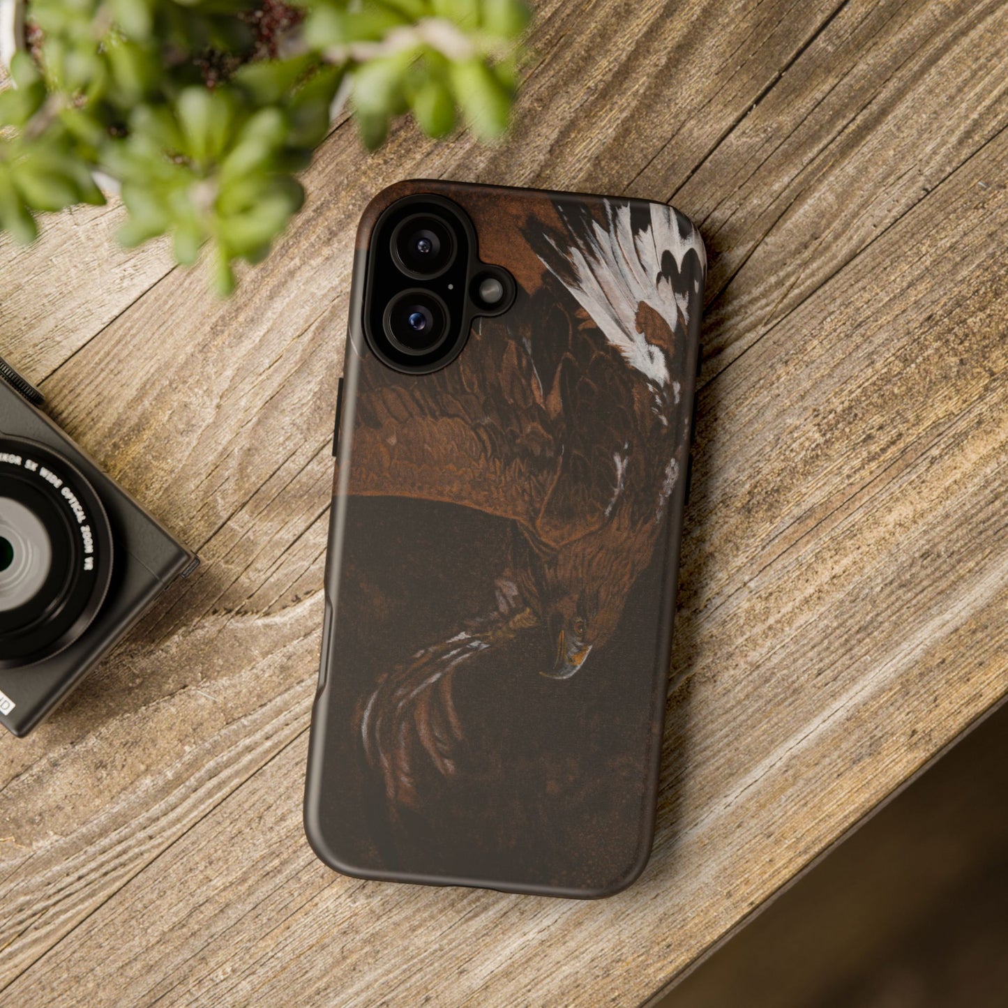 Golden Flight, Eagle Design Phone Case, Tough Cases