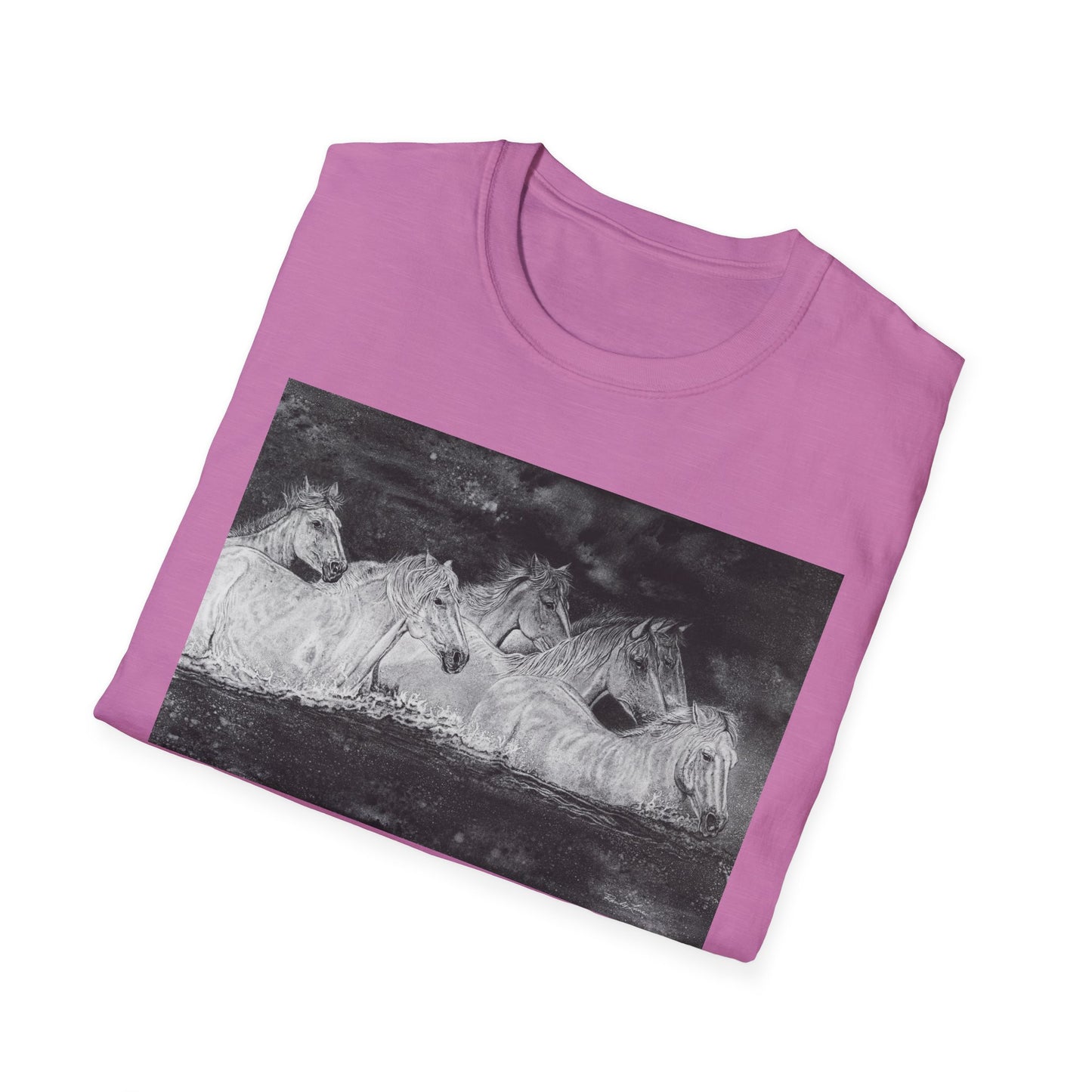 Night Swim, Horse Unisex Tee,