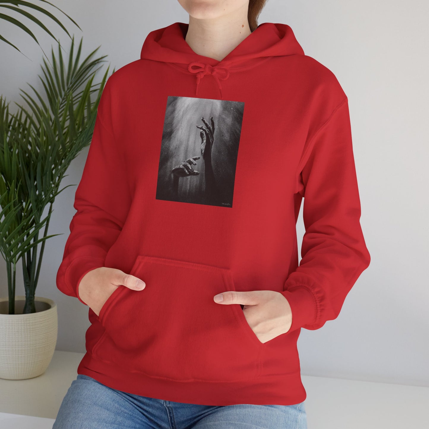 Divine Dance. Artistic Unisex Hooded Sweatshirt