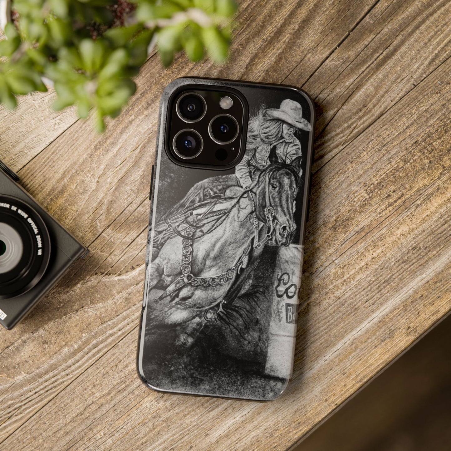 Sophie's Run. Rodeo Barrel Racer Phone Case