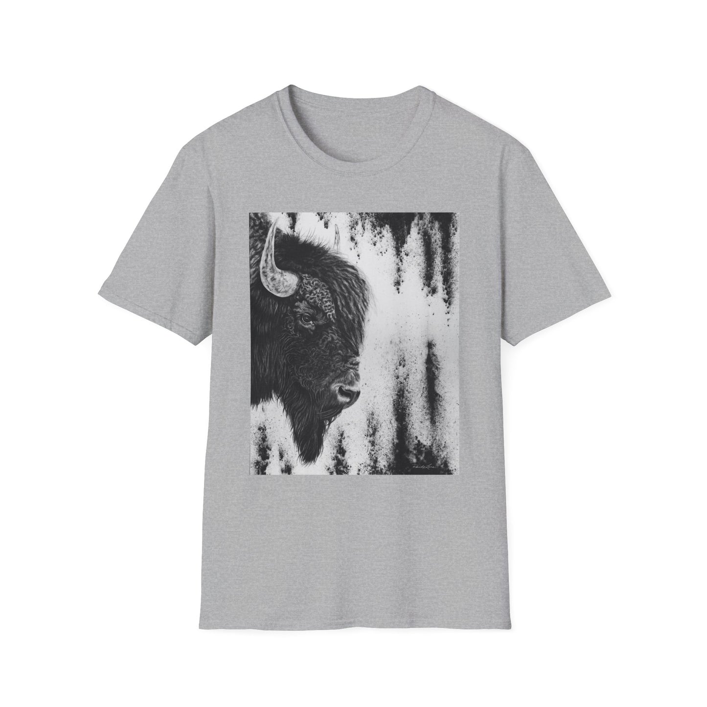 Pride, Bison Graphic Tee, Unisex Softstyle T-Shirt