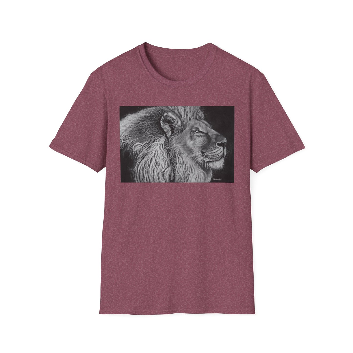King of Cool, Lion Graphic Tee - Unisex Softstyle T-Shirt