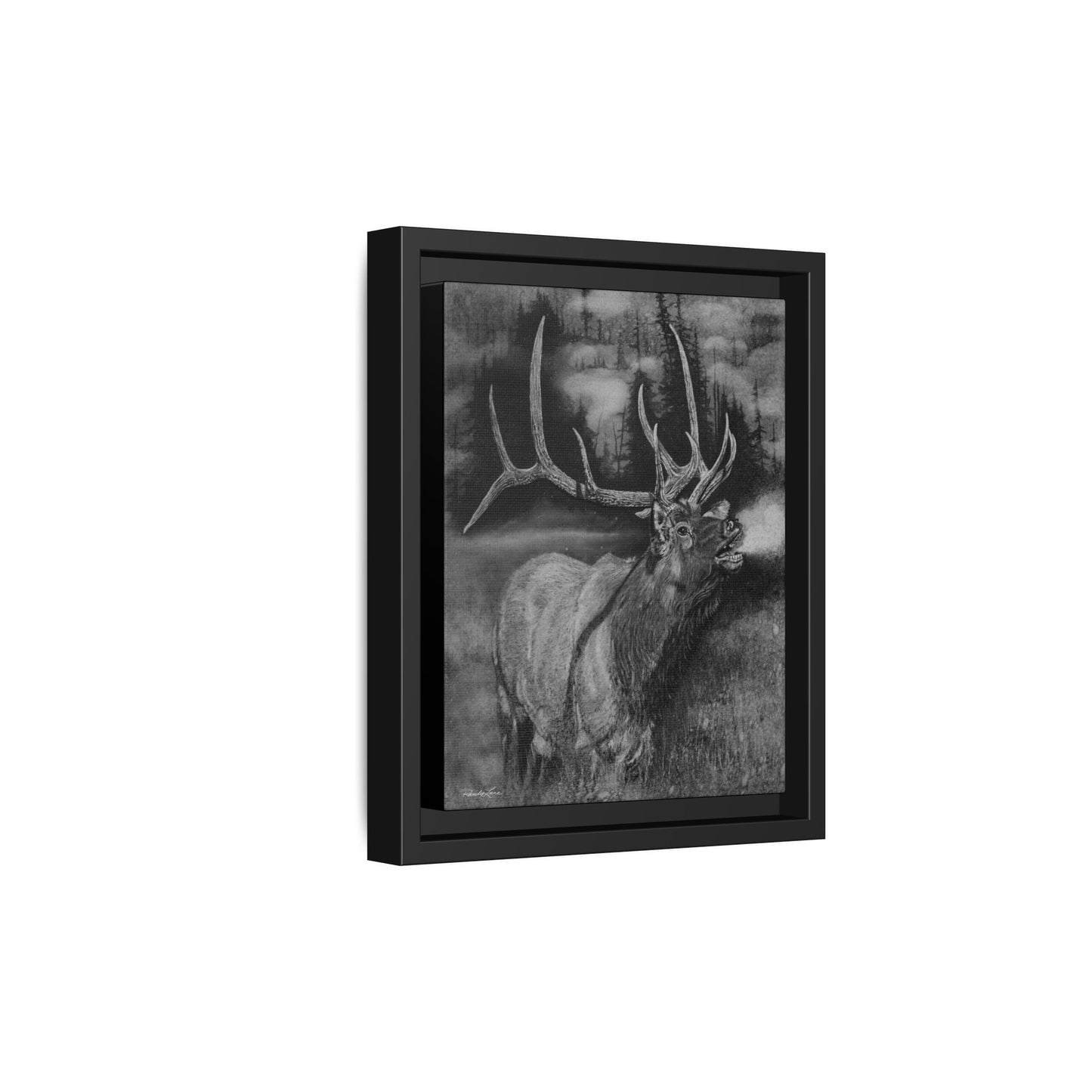 Mountain Music, Framed Elk Print