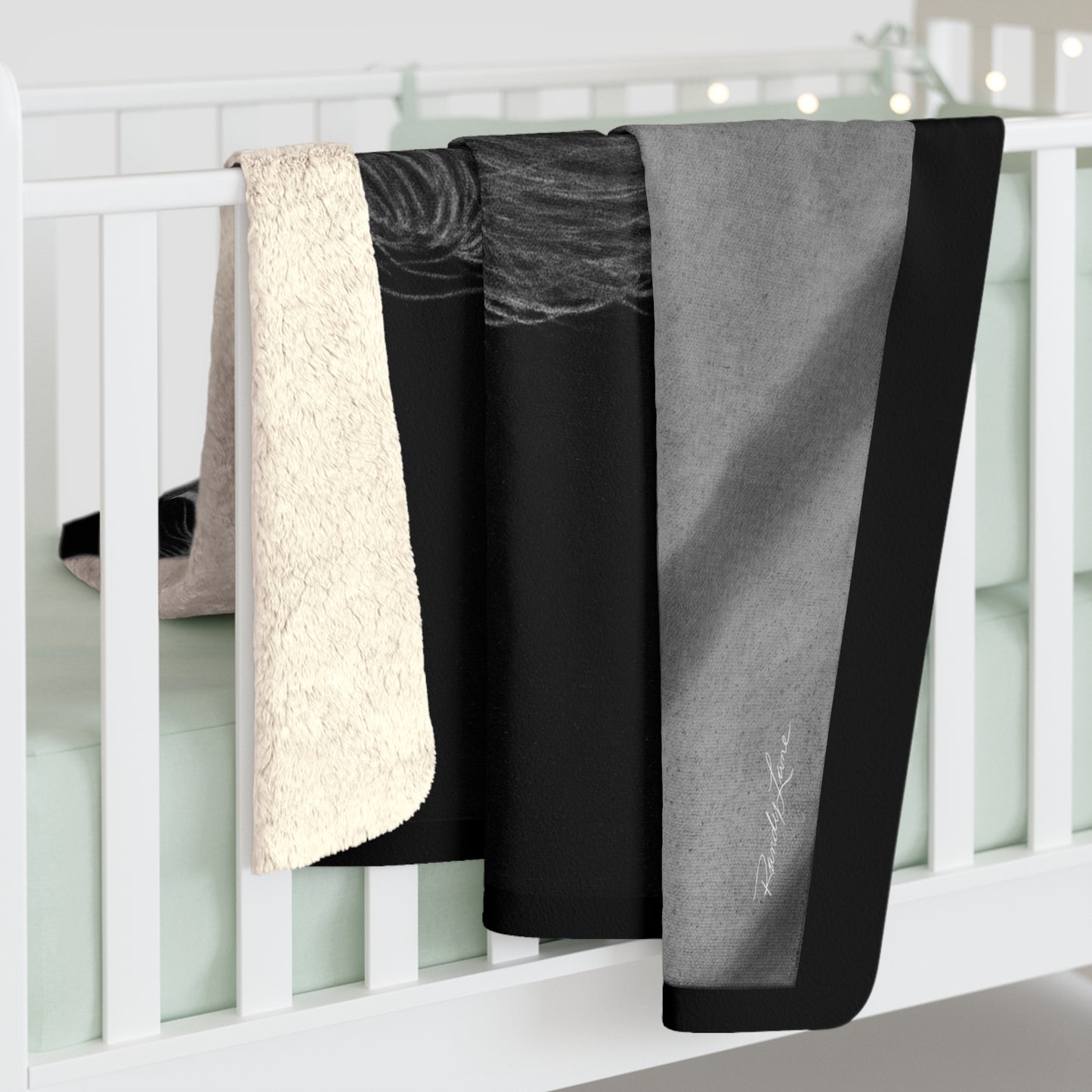 The Gift, Cozy Sherpa Fleece Blanket for Little Dreamers