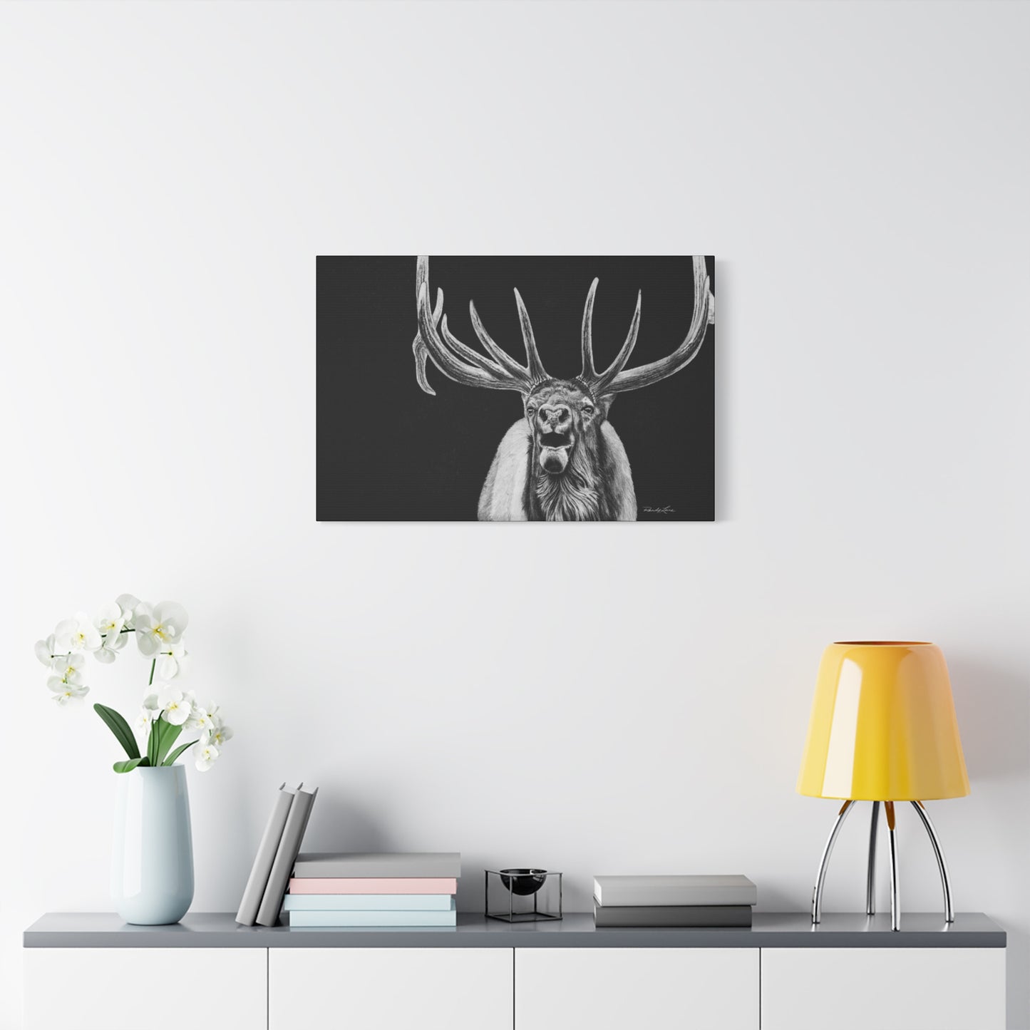 Heavy is the Crown, Matte Canvas Elk, Stretched, 1.25"