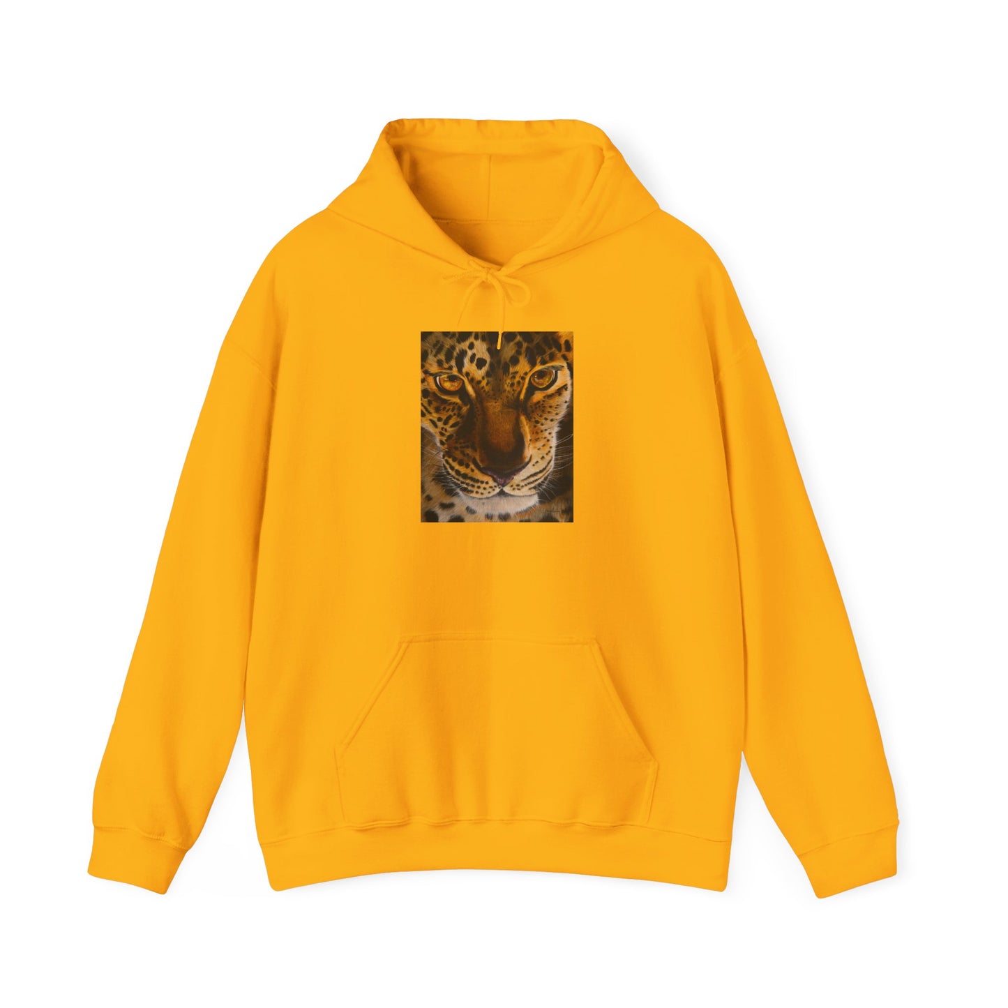Windows to the Soul, Cozy Unisex Hoodie, Leopard Print Sweatshirt