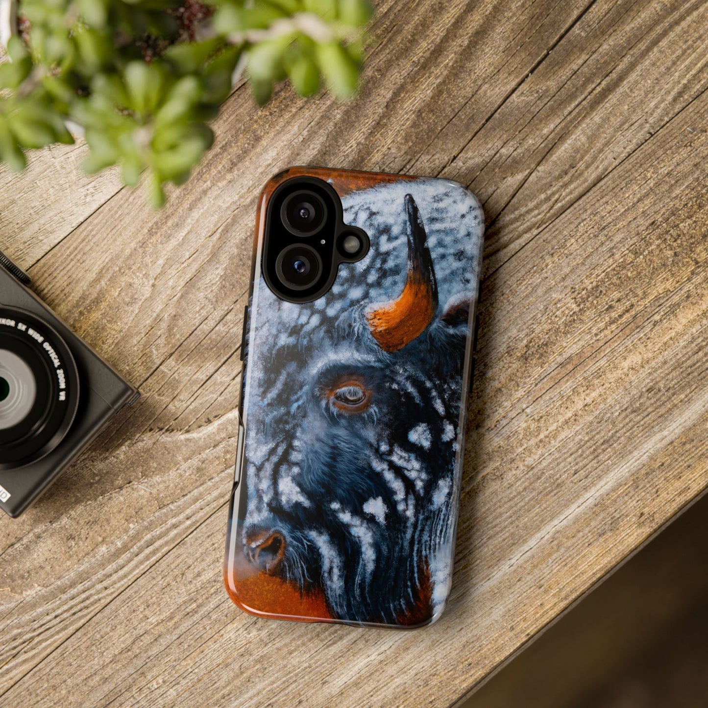 Storm Bison, Phone Case