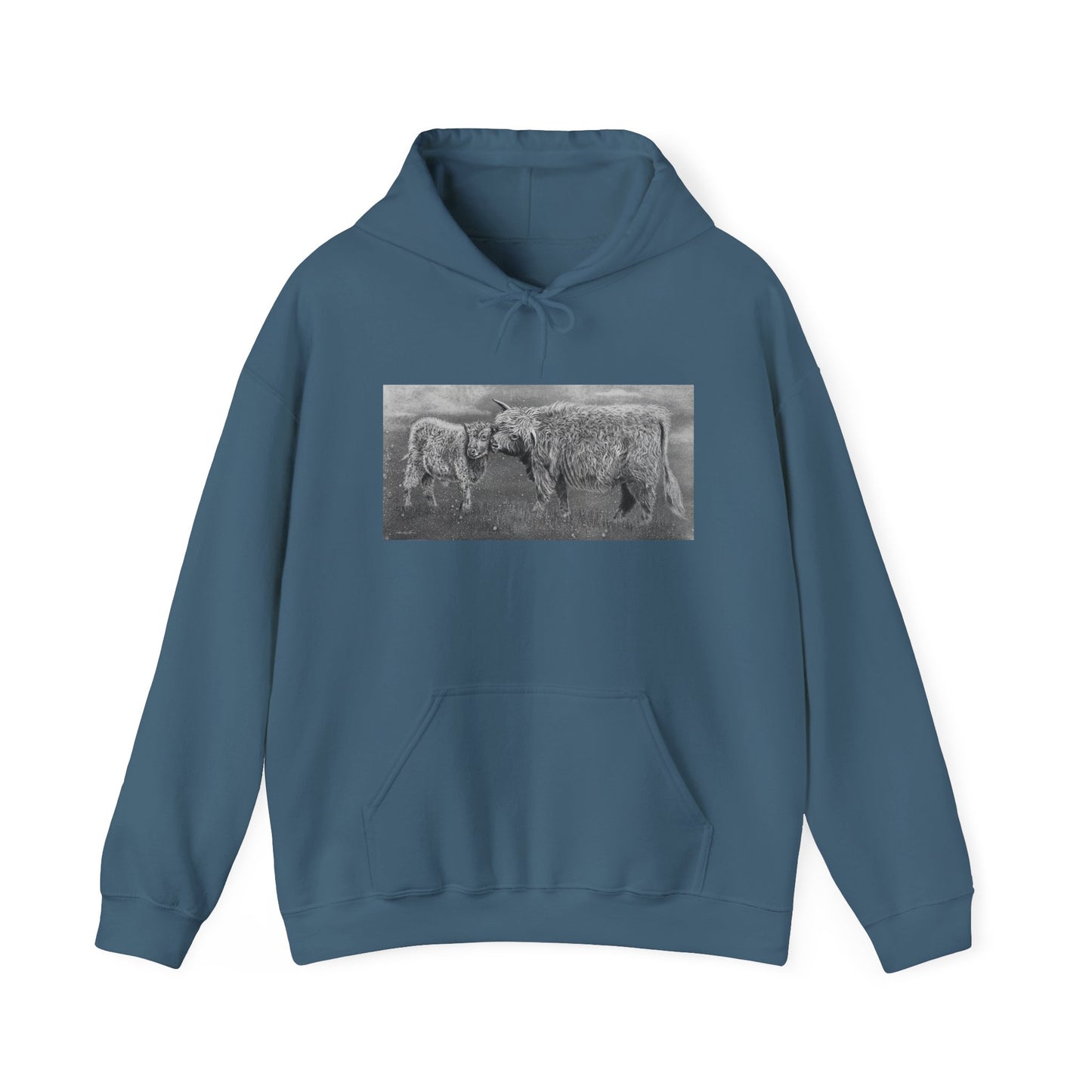 Highland Love, Hoodie, Cozy Unisex Sweatshirt