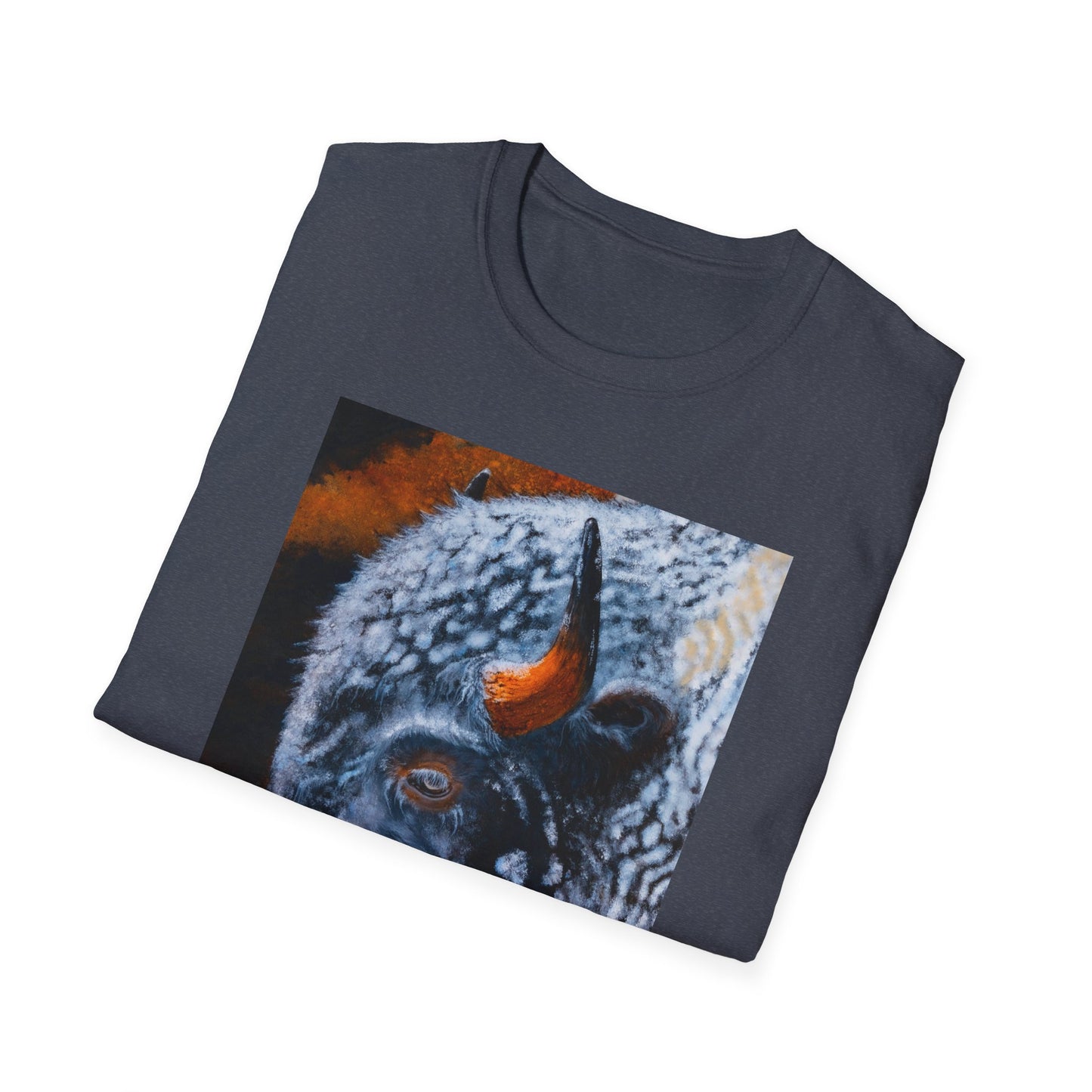Storm Bison, Unisex Softstyle T-Shirt