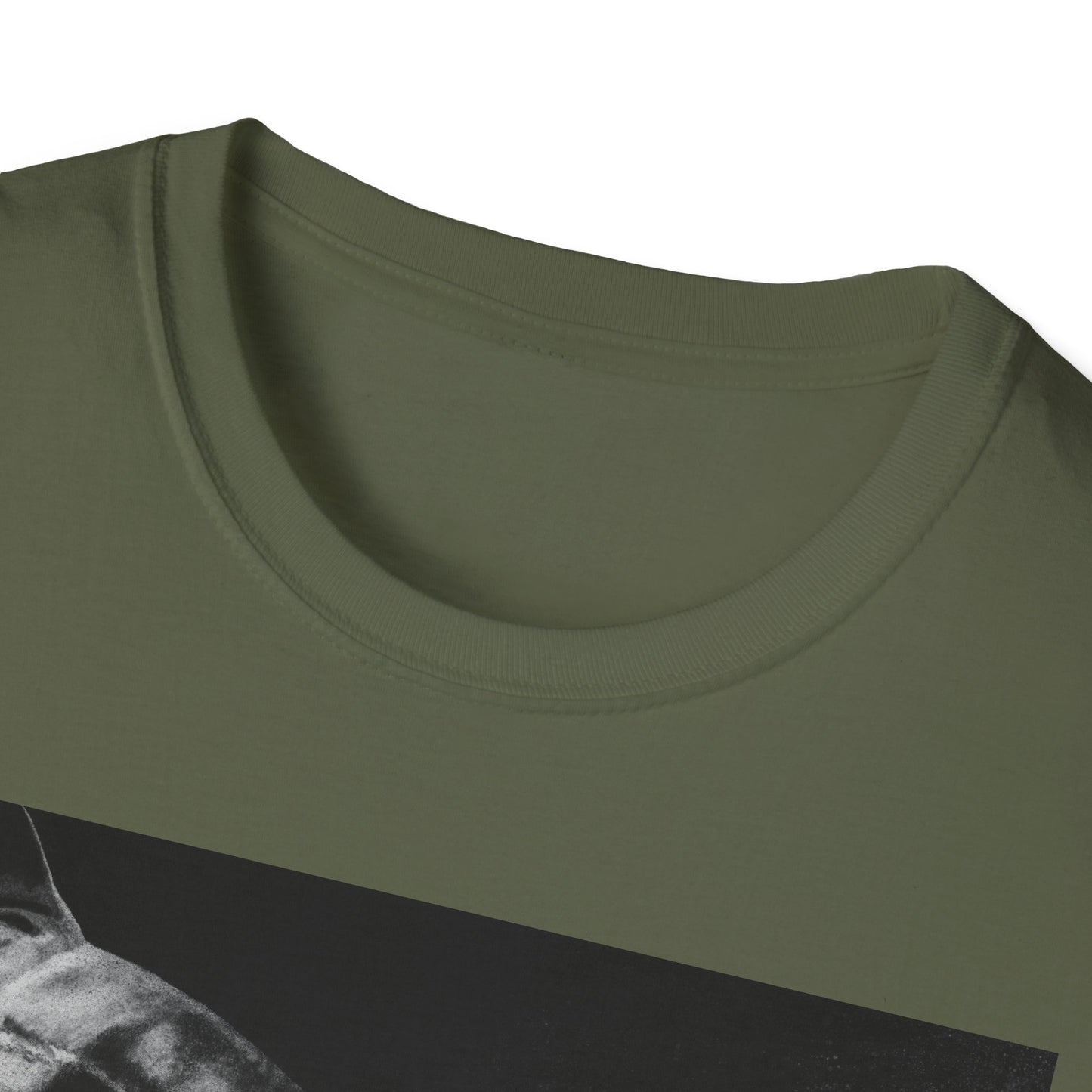 Below, Shark theme Unisex Soft T-Shirt