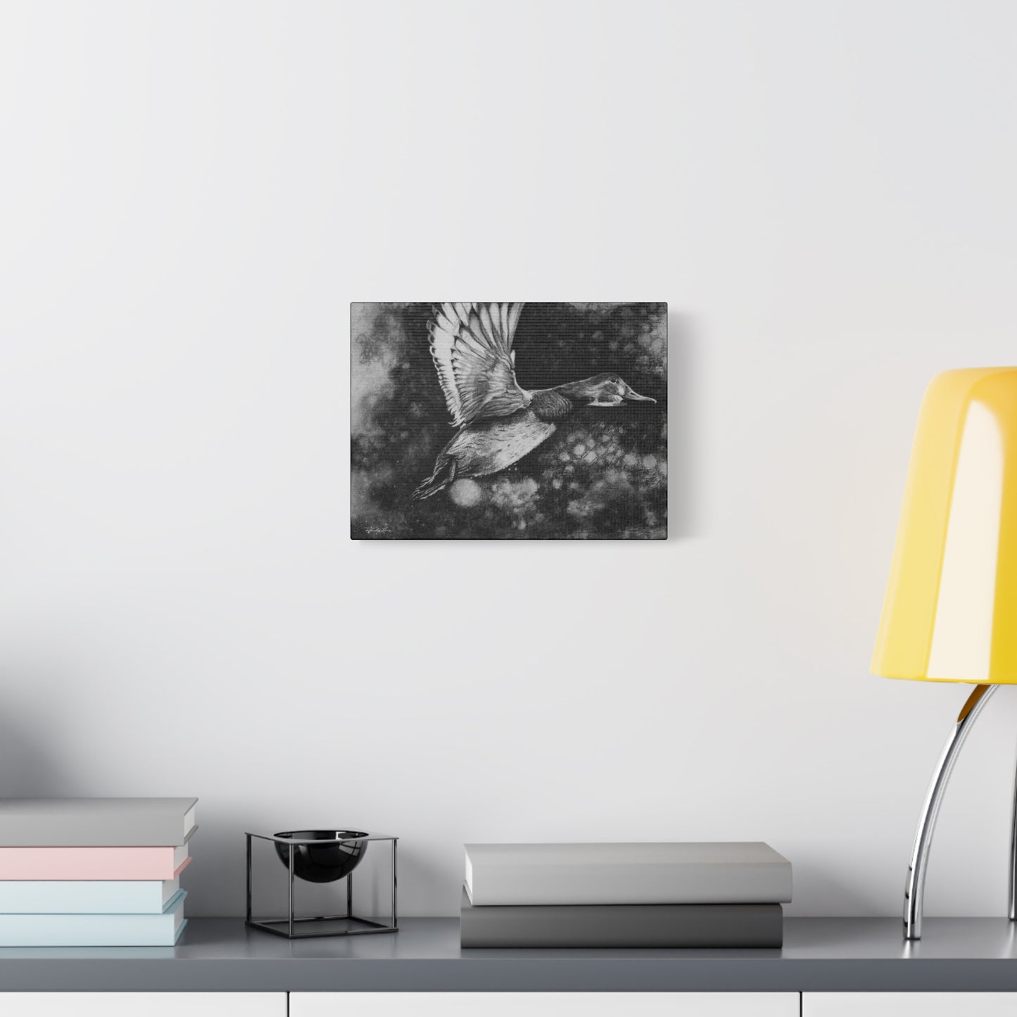Flare, Elegant Duck Wall Art, Matte Stretched Canvas