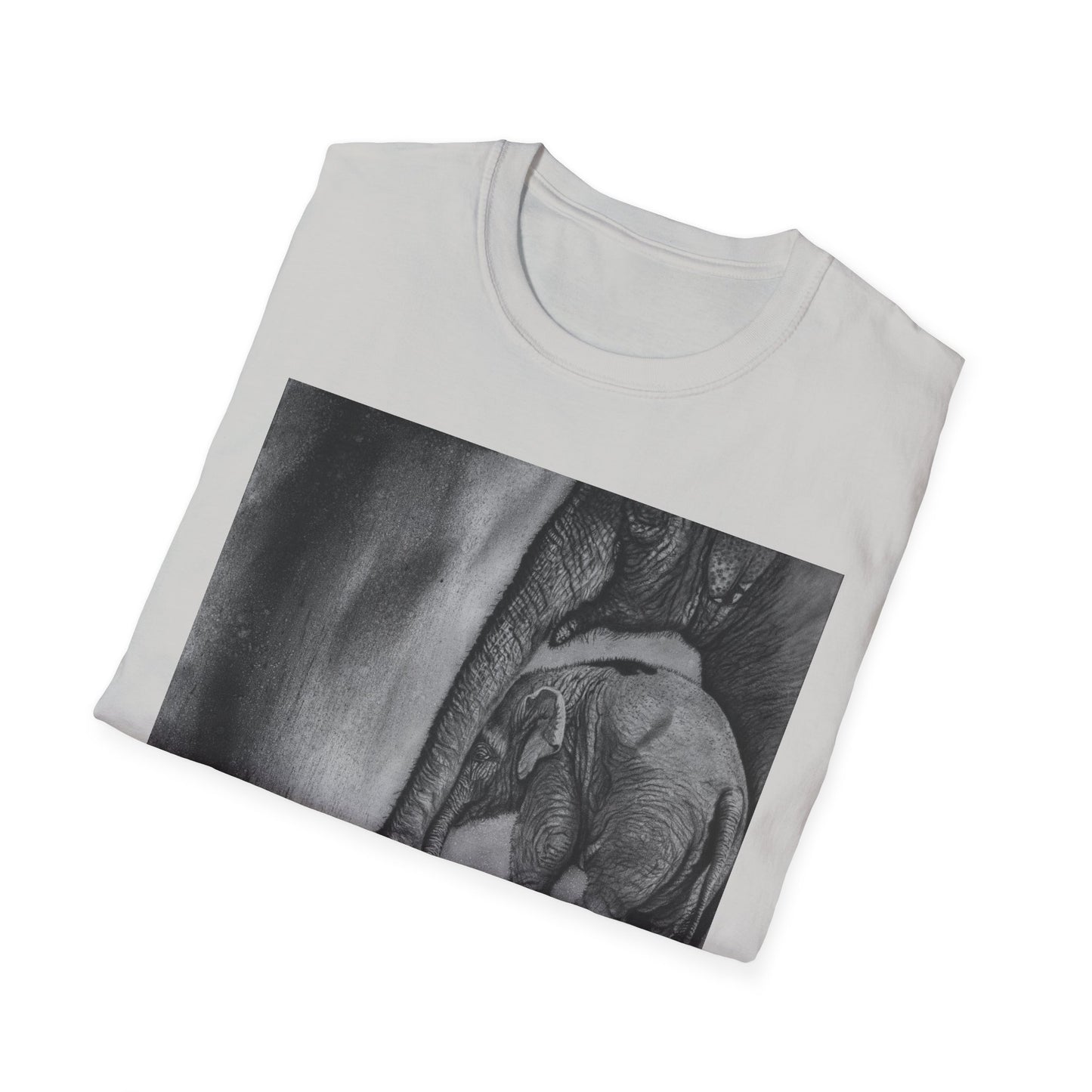 Trunks of Love, Elephant Unisex Softstyle T-Shirt