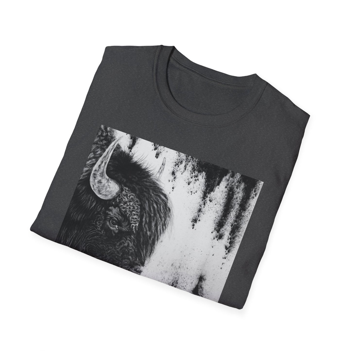 Pride, Bison Graphic Tee, Unisex Softstyle T-Shirt