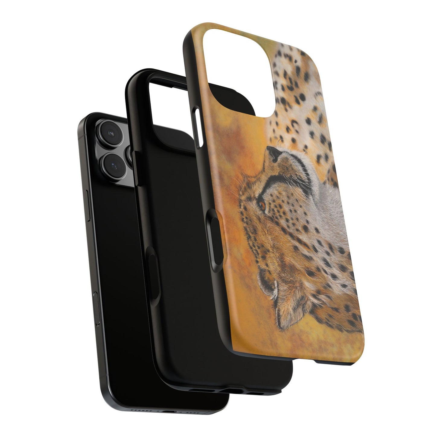 Cheetah Chill, Cheetah Phone Case, Tough Cases