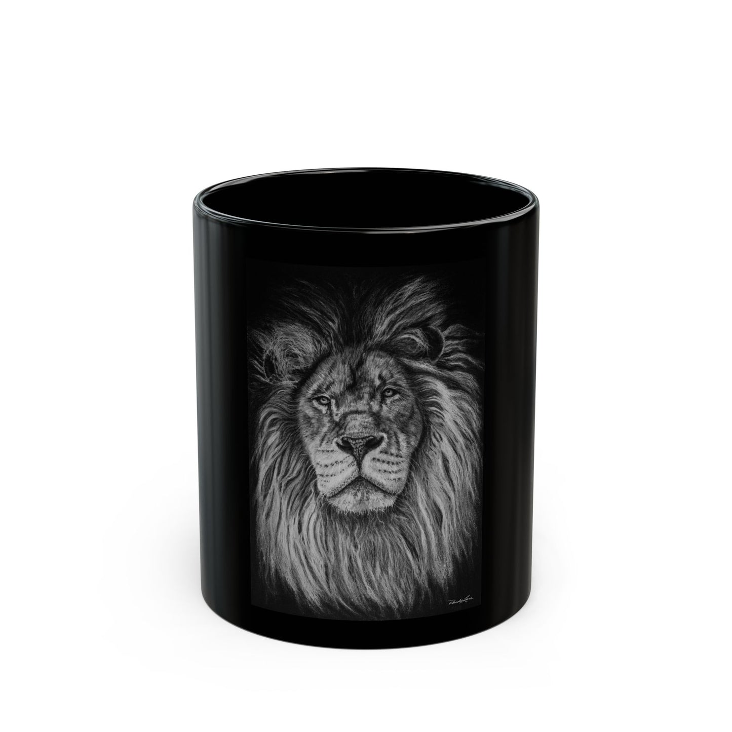 The Mane Event, Lion Black Mug (11oz, 15oz)