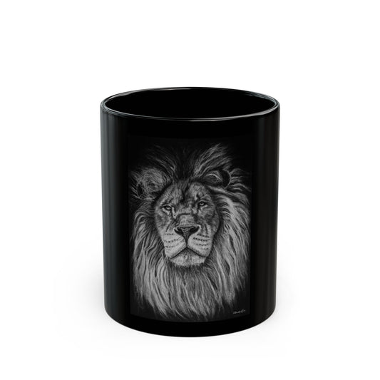 The Mane Event, Lion Black Mug (11oz, 15oz)