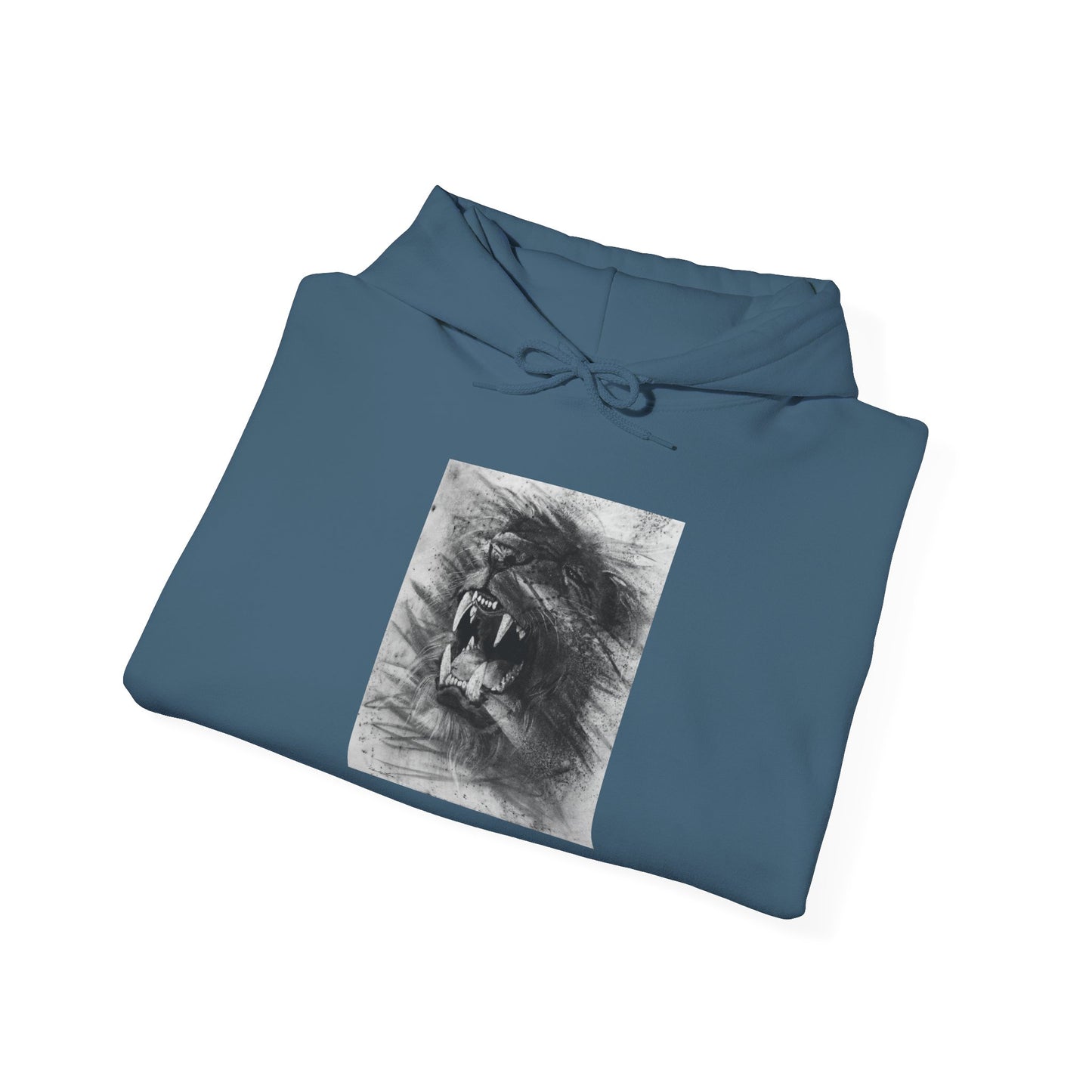 Let the Lion Roar, Lion Graphic Hoodie, Unisex Heavy Blend Hooded Sweatshirt