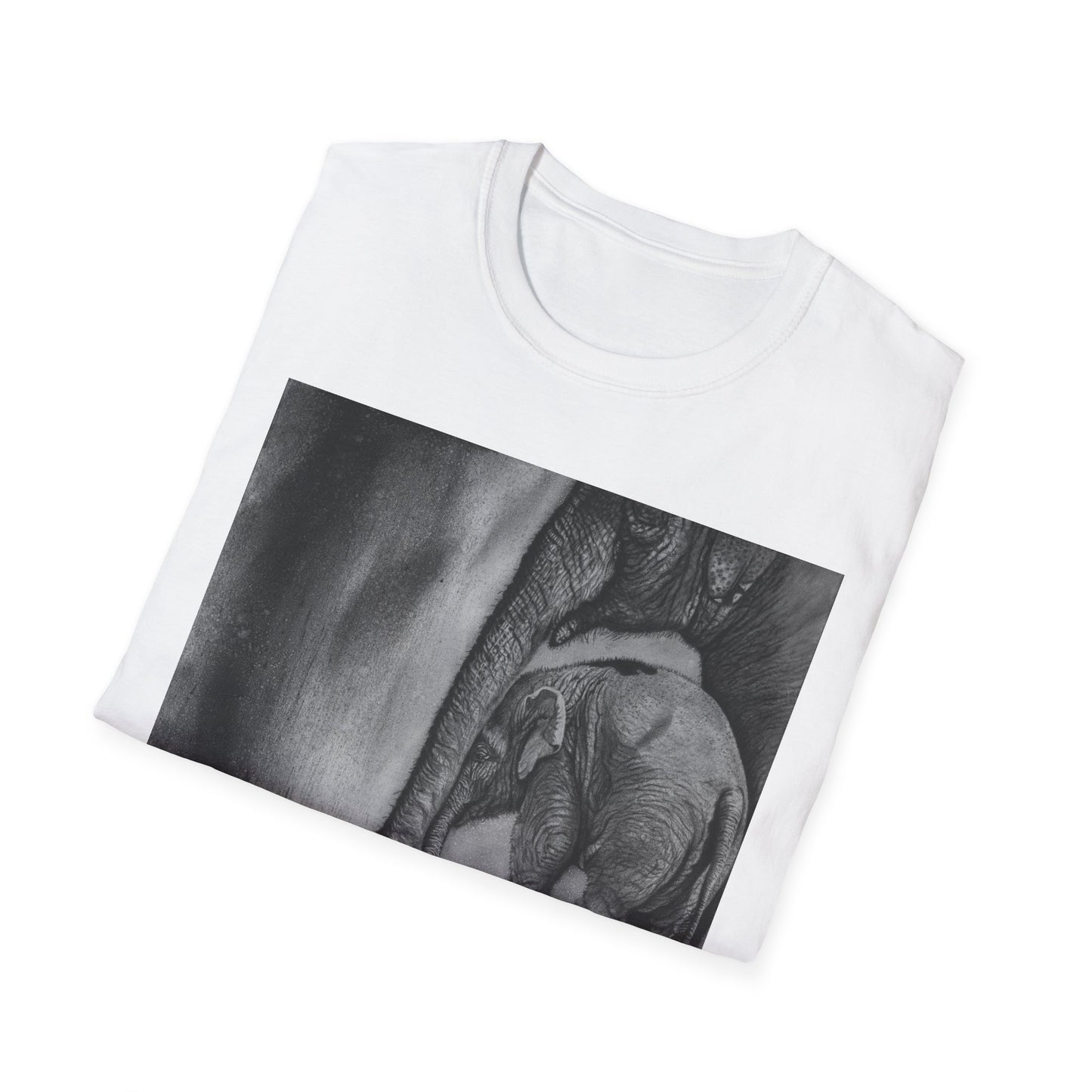 Trunks of Love, Elephant Unisex Softstyle T-Shirt