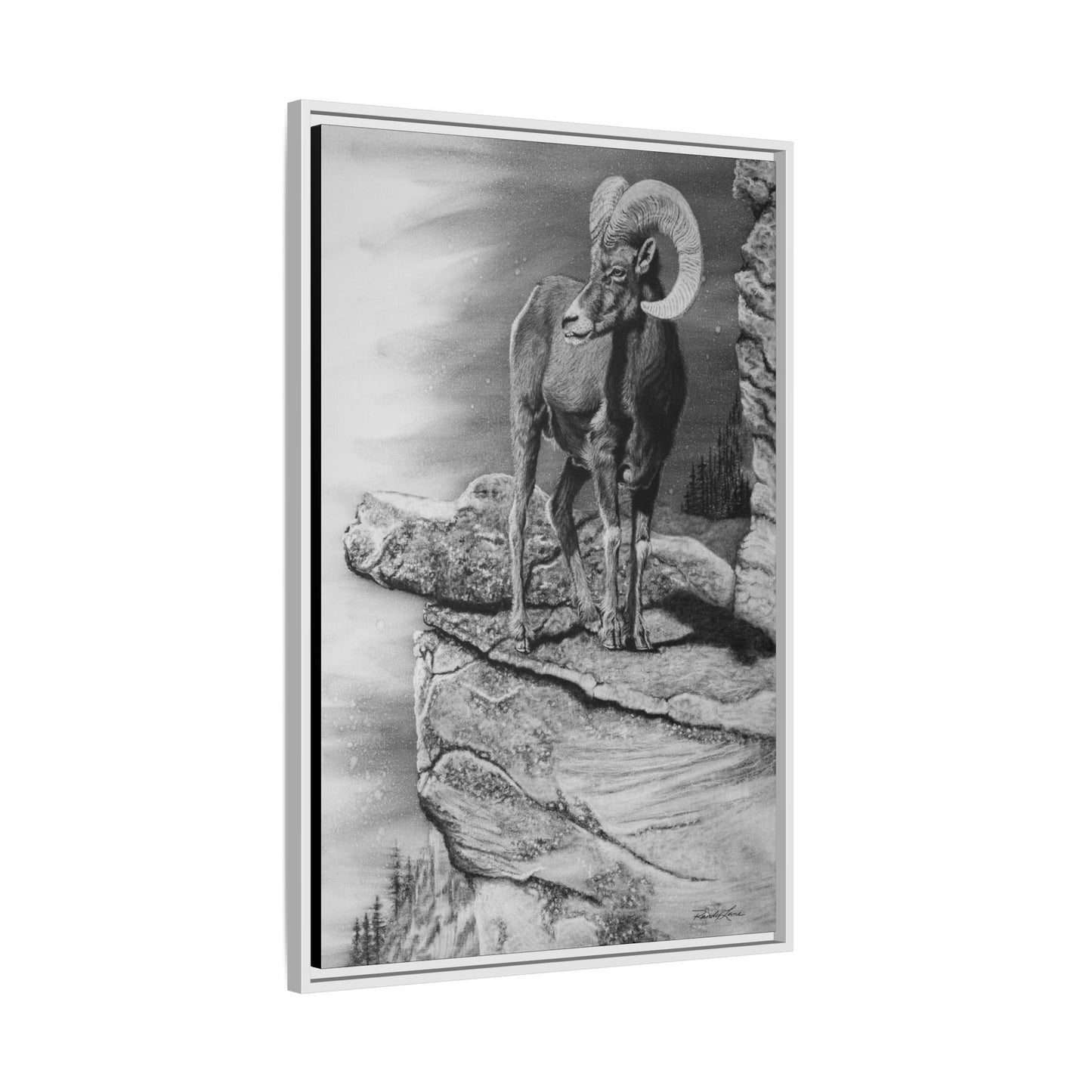 Legendary, Bighorn Sheep Framed Fine Art Print
