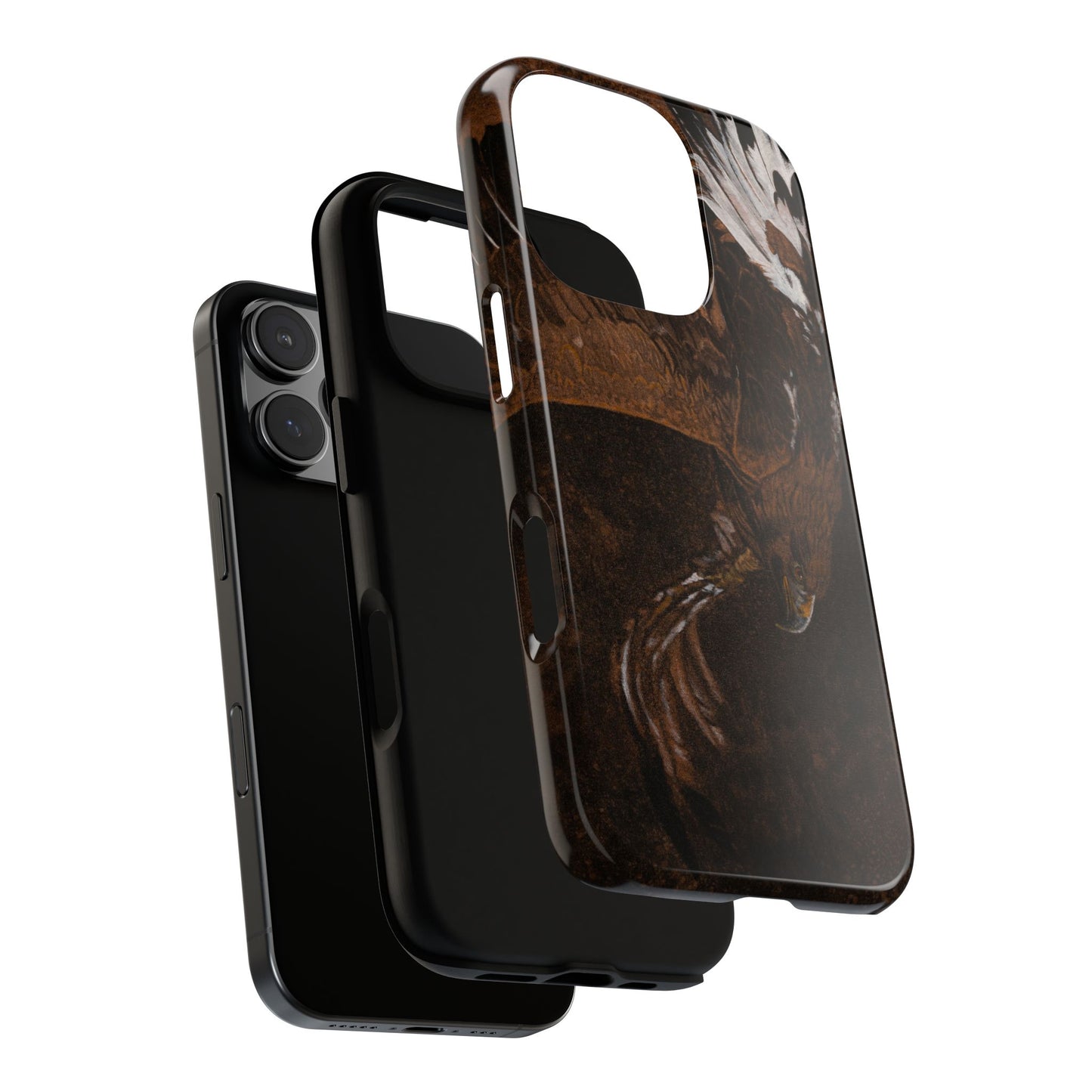 Golden Flight, Eagle Design Phone Case, Tough Cases