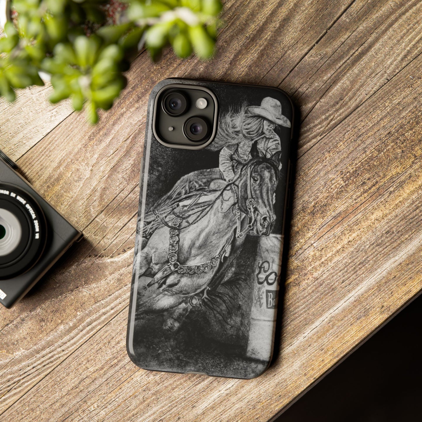 Sophie's Run. Rodeo Barrel Racer Phone Case