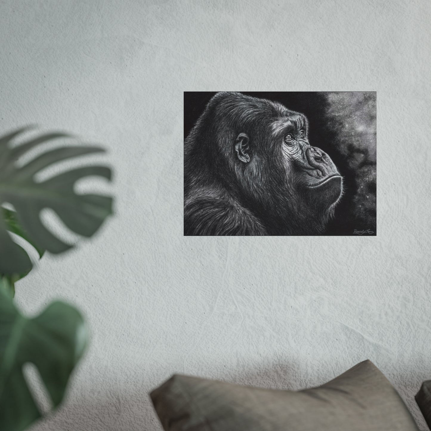 Gorilla, Majestic Gorilla Fine Art Print