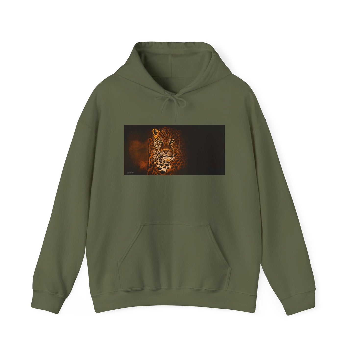 Shadow Hunter, Leopard Print Unisex Hoodie