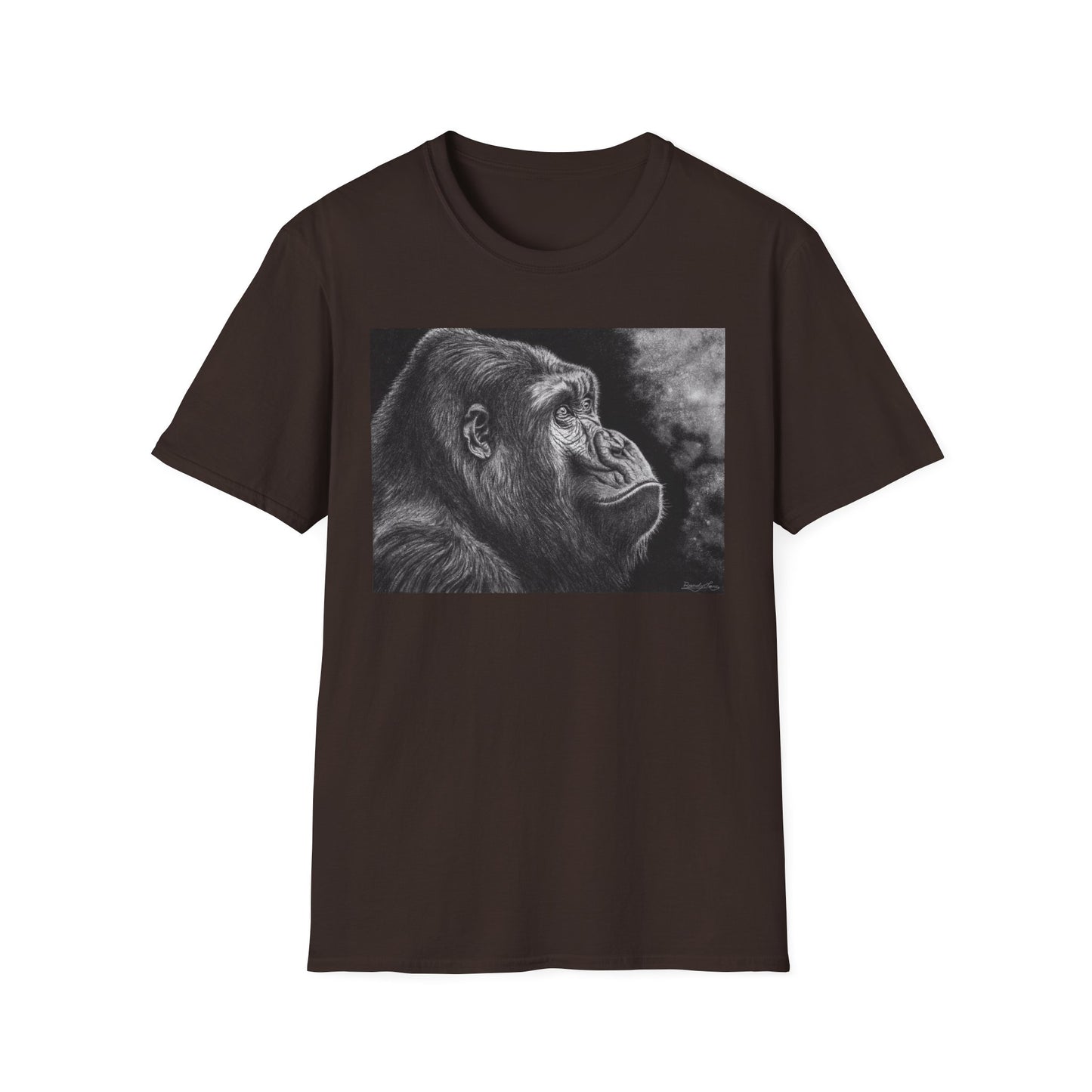 Gorilla Art T-Shirt, Unisex Tee