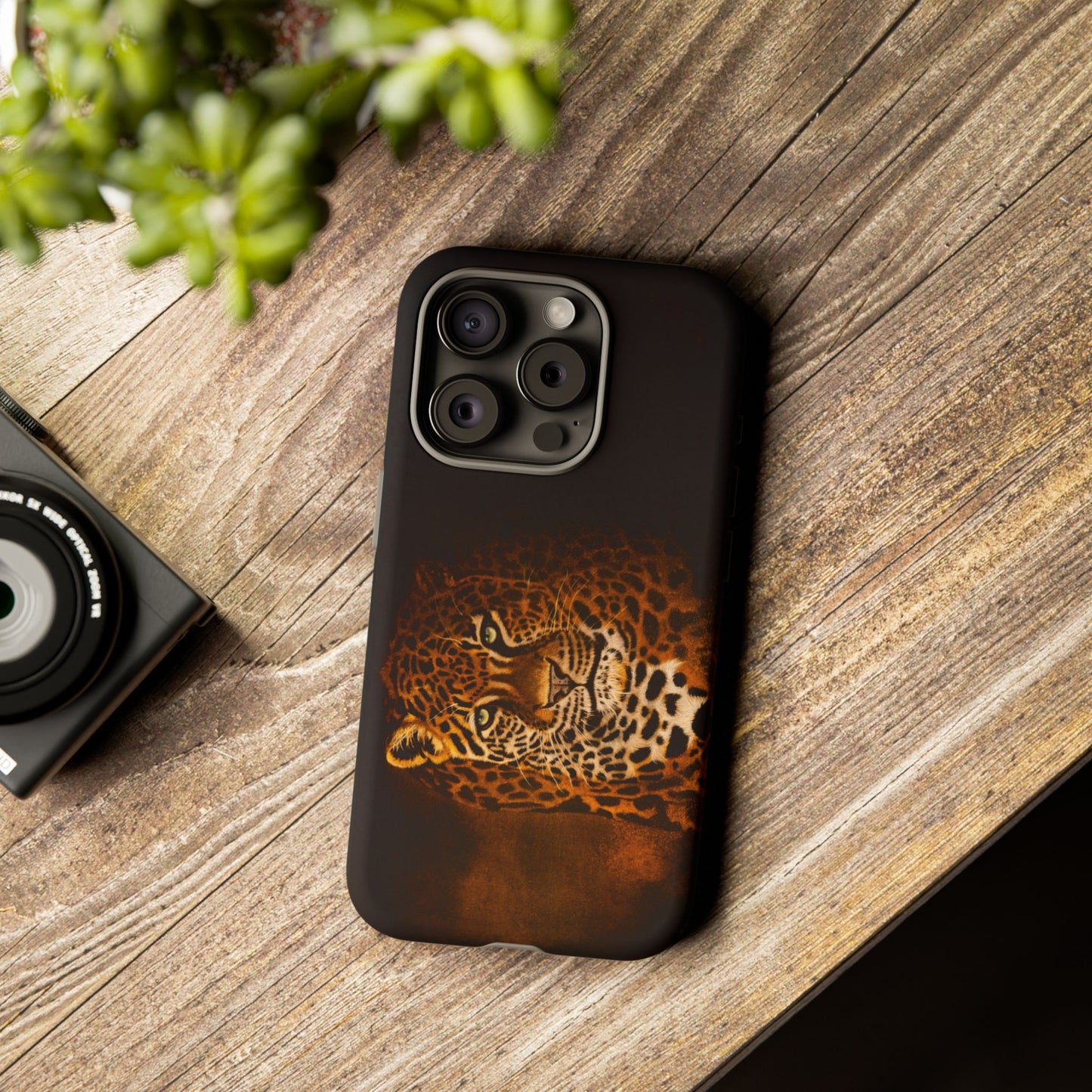 Shadow Hunter, Leopard Print Phone Case | Tough Cases